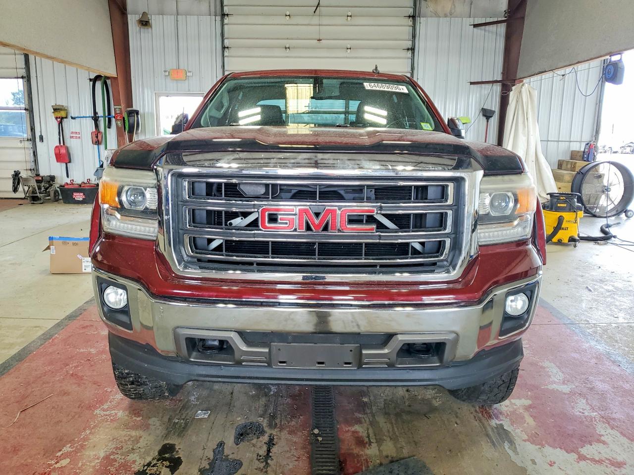 2014 Gmc Sierra K1500 Slt Maroon vin: 1GTV2VEC7EZ369652