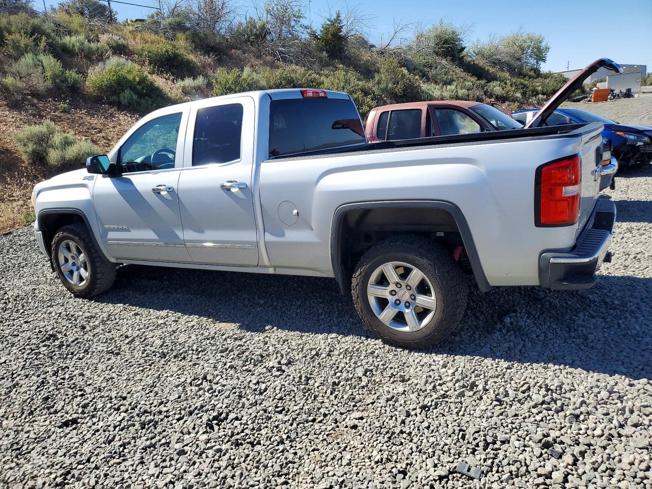 2014 Gmc Sierra K1500 Slt Серебряный vin: 1GTV2VEC8EZ116369