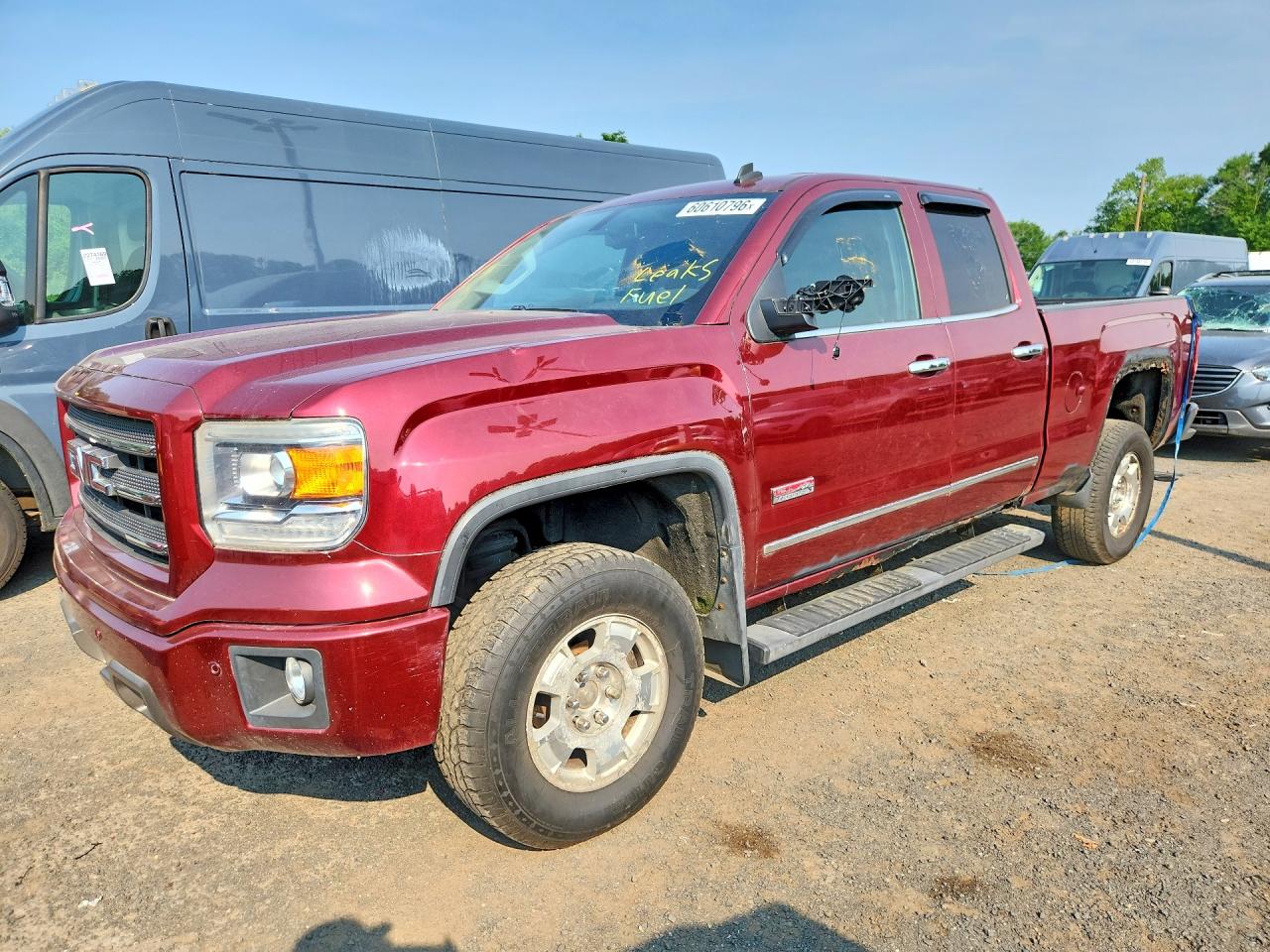 2014 Gmc Sierra K1500 Slt Темно-бордовый vin: 1GTV2VEC8EZ301604