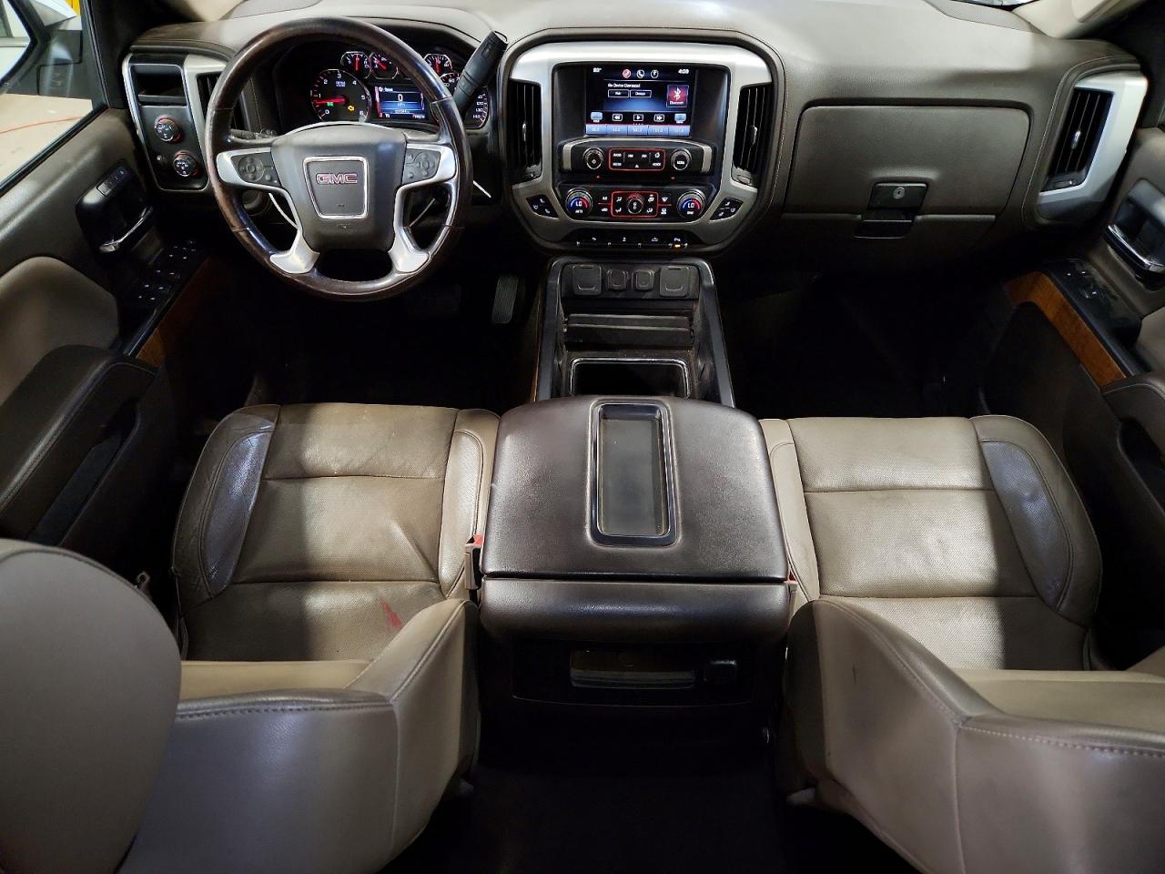 2014 Gmc Sierra K1500 Slt White vin: 1GTV2VEC8EZ327460