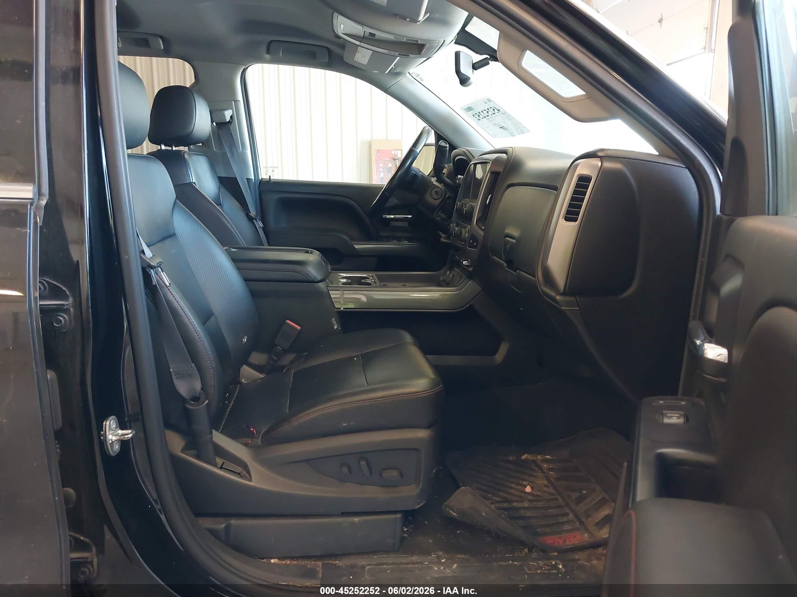 2014 Gmc Sierra 1500 Slt Black vin: 1GTV2VEC8EZ337406