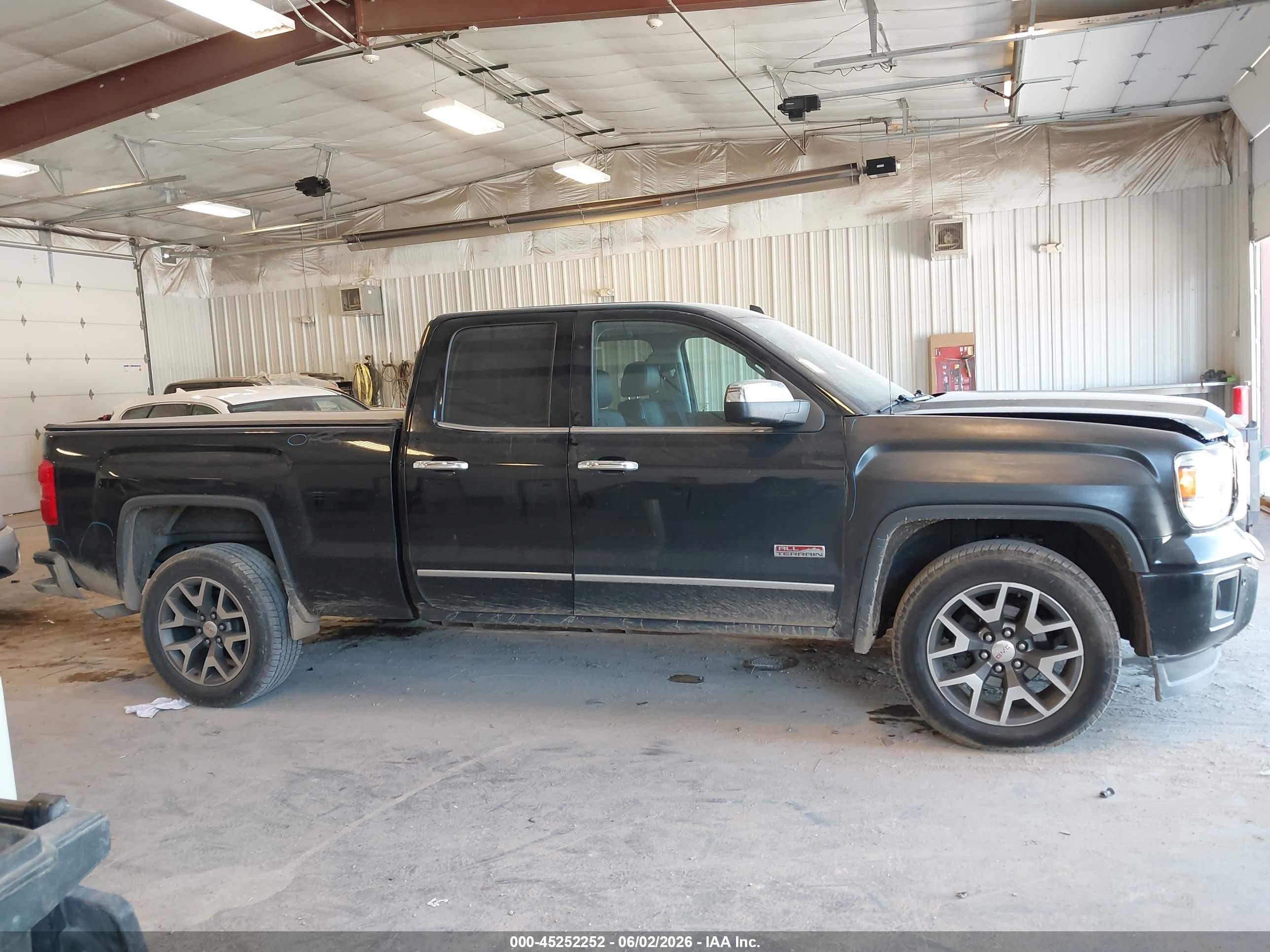 2014 Gmc Sierra 1500 Slt Black vin: 1GTV2VEC8EZ337406