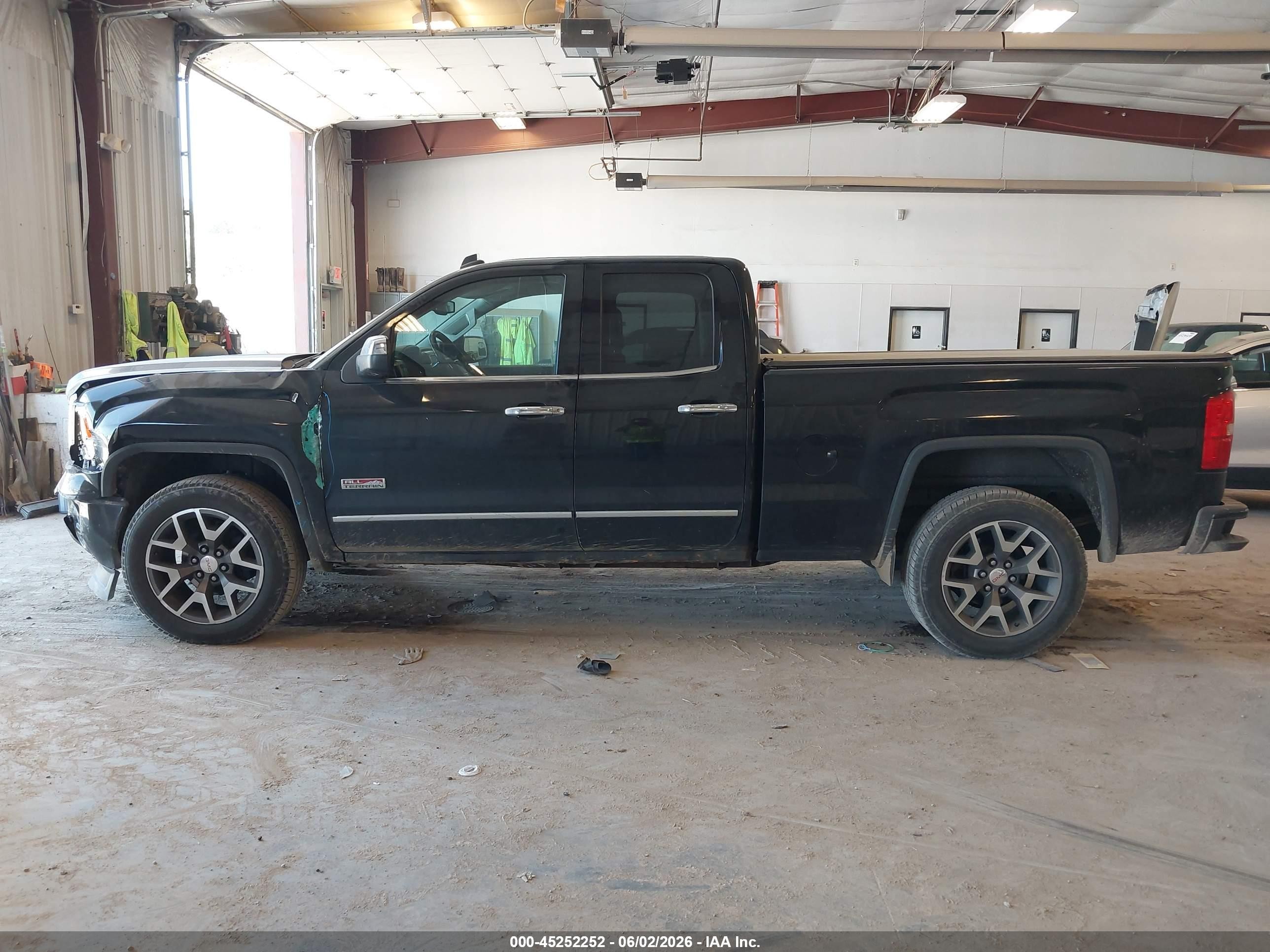 2014 Gmc Sierra 1500 Slt Black vin: 1GTV2VEC8EZ337406