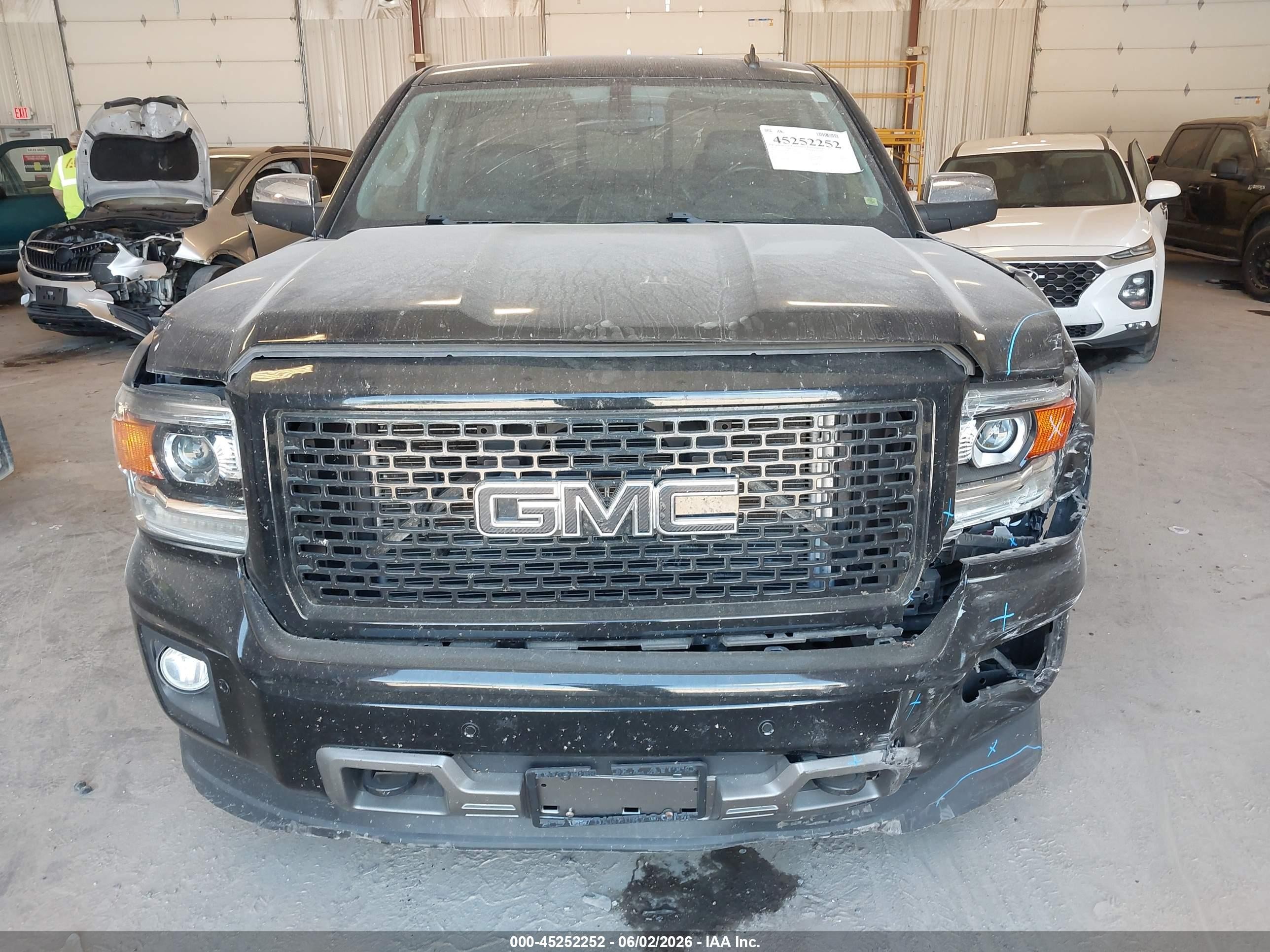 2014 Gmc Sierra 1500 Slt Black vin: 1GTV2VEC8EZ337406