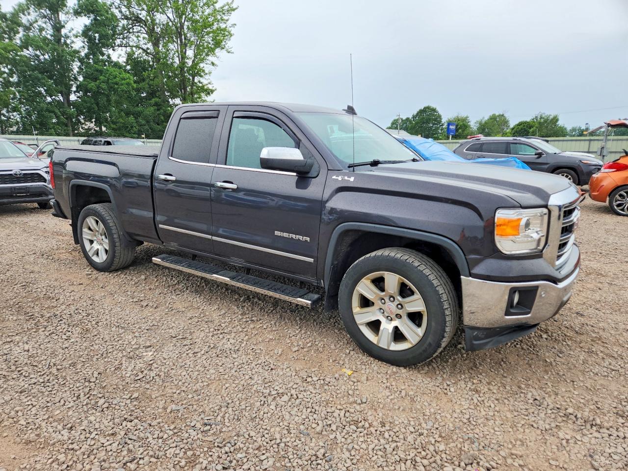 2015 Gmc Sierra K1500 Slt Charcoal vin: 1GTV2VEC8FZ189520