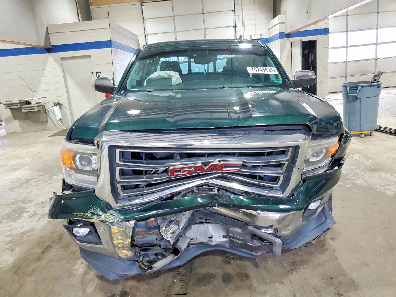 2015 Gmc Sierra K1500 Slt Зеленый vin: 1GTV2VEC8FZ244239