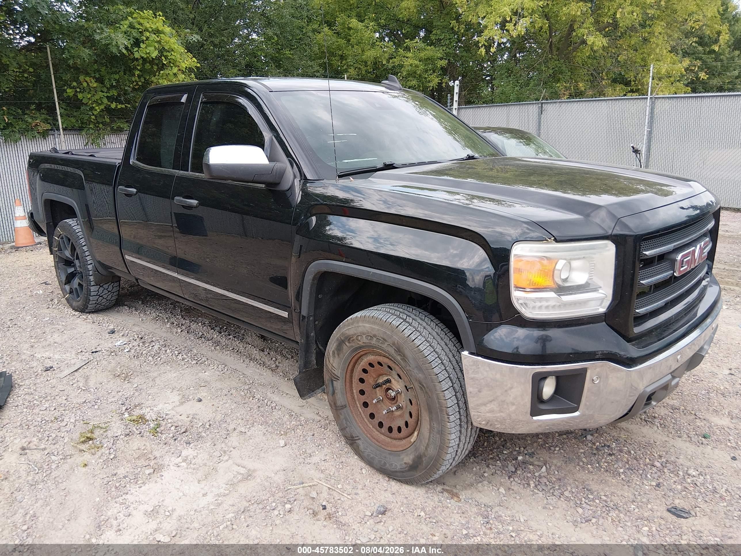 2015 Gmc Sierra 1500 Slt Черный vin: 1GTV2VEC8FZ333762