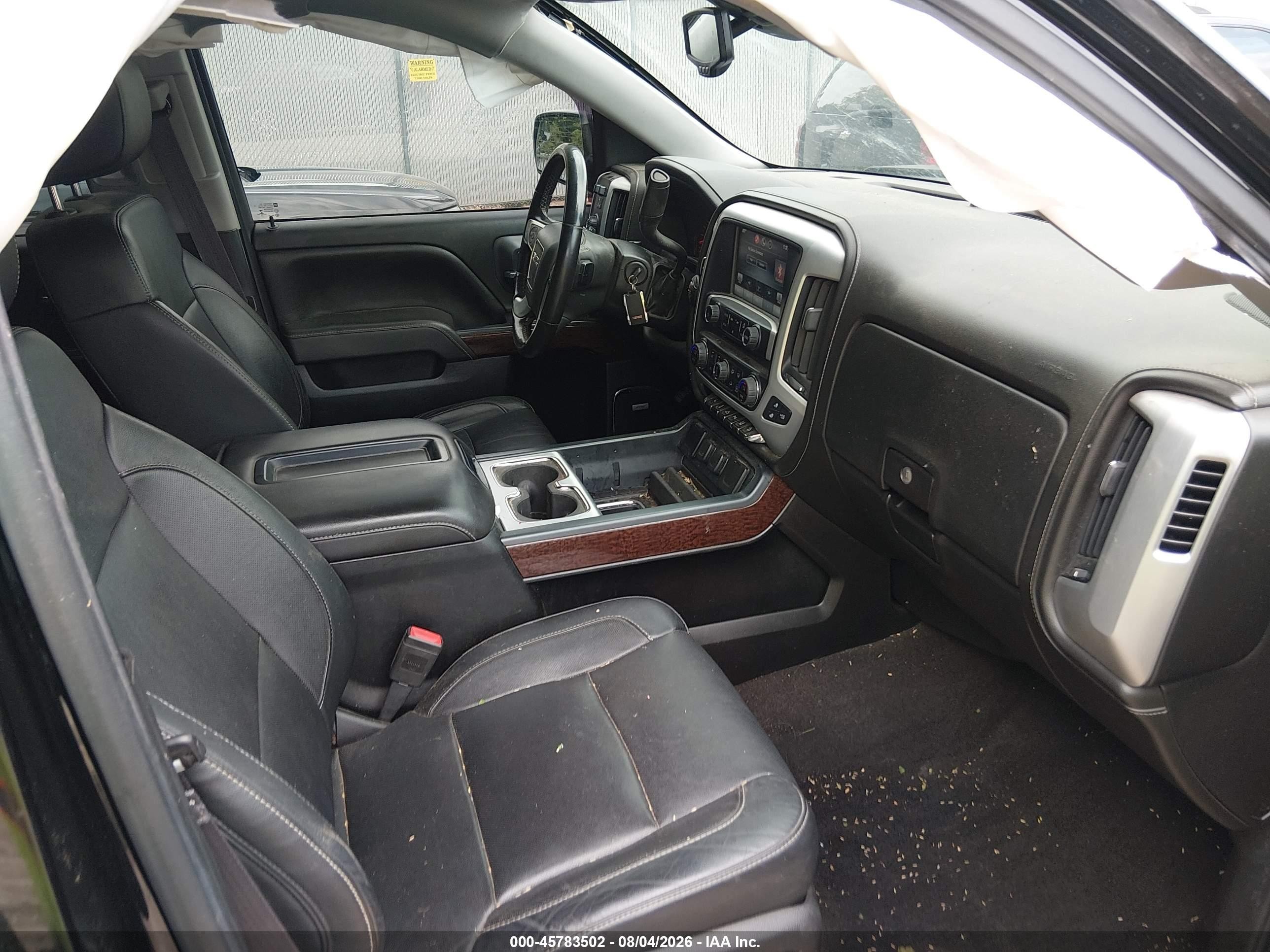 2015 Gmc Sierra 1500 Slt Black vin: 1GTV2VEC8FZ333762