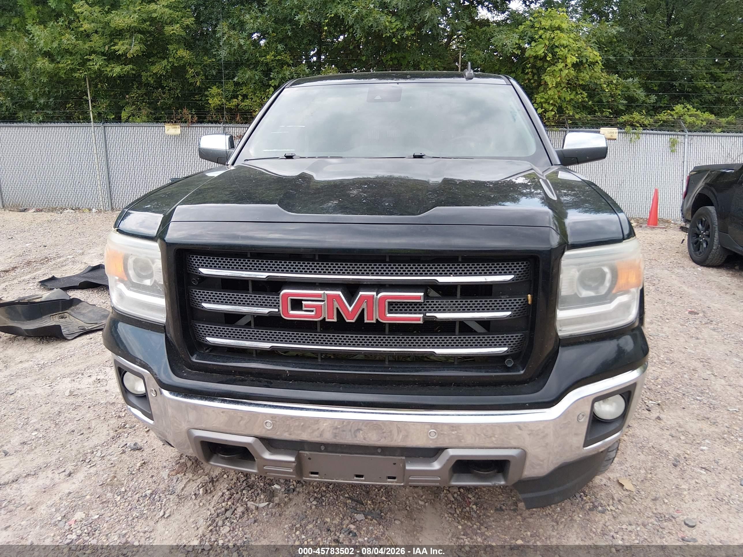 2015 Gmc Sierra 1500 Slt Black vin: 1GTV2VEC8FZ333762