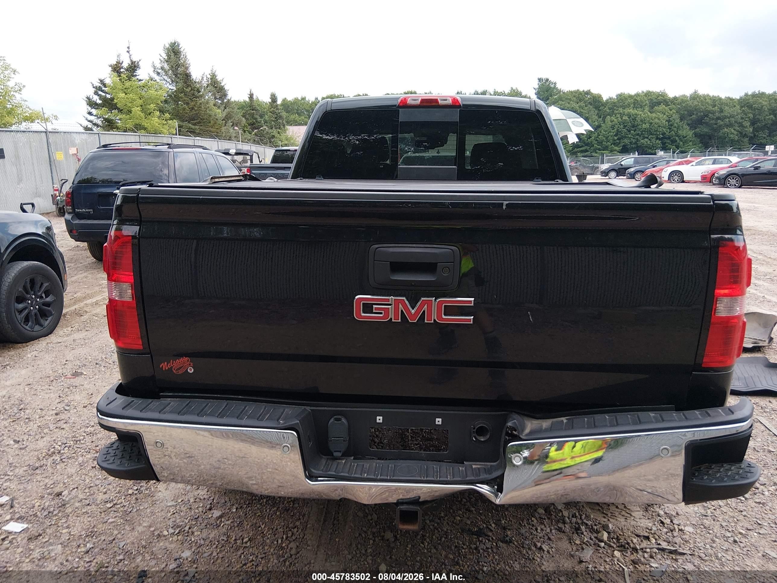 2015 Gmc Sierra 1500 Slt Black vin: 1GTV2VEC8FZ333762