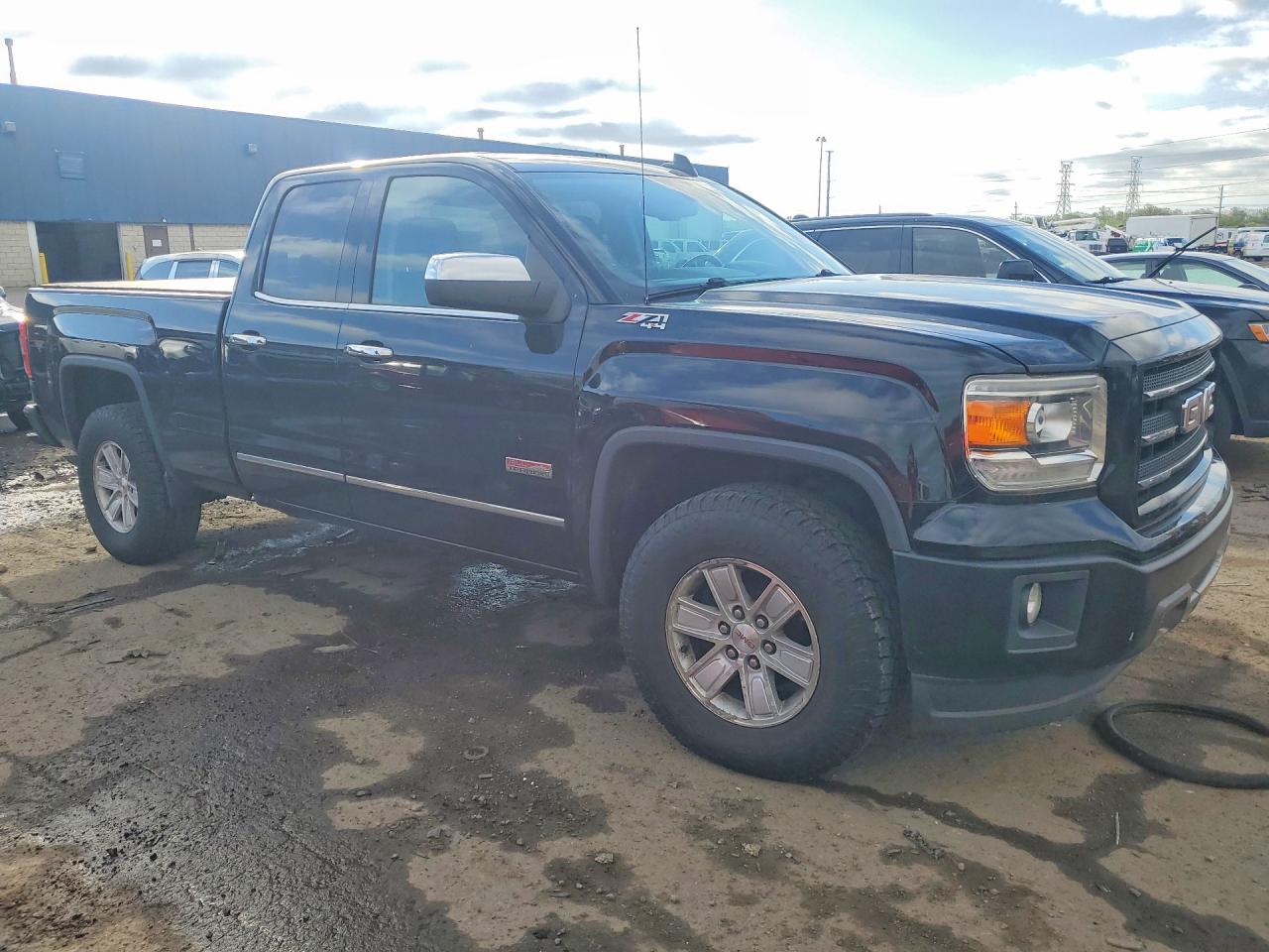2015 Gmc Sierra K1500 Slt Черный vin: 1GTV2VEC8FZ385988