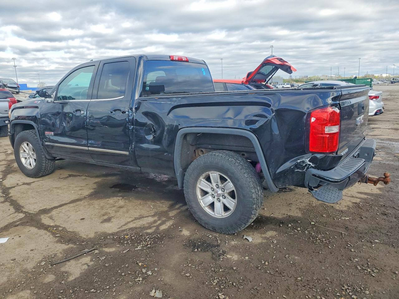 2015 Gmc Sierra K1500 Slt Черный vin: 1GTV2VEC8FZ385988
