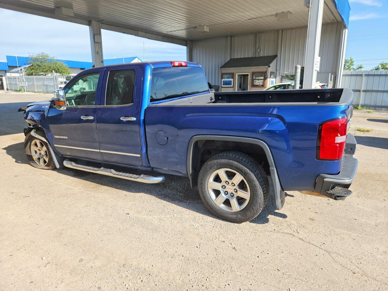 2015 Gmc Sierra K1500 Slt Blue vin: 1GTV2VEC8FZ401333