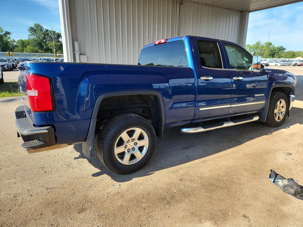 2015 Gmc Sierra K1500 Slt Blue vin: 1GTV2VEC8FZ401333