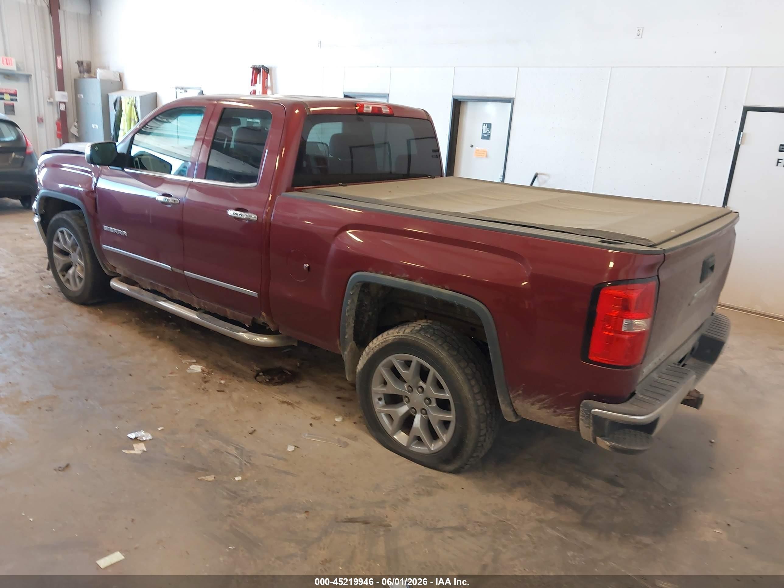 2014 Gmc Sierra 1500 Slt Бордовый vin: 1GTV2VEC9EZ301028