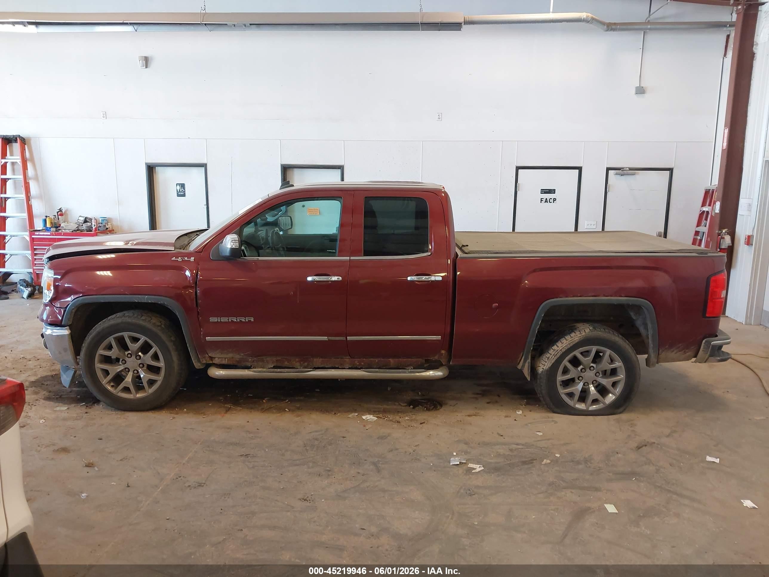 2014 Gmc Sierra 1500 Slt Бордовый vin: 1GTV2VEC9EZ301028