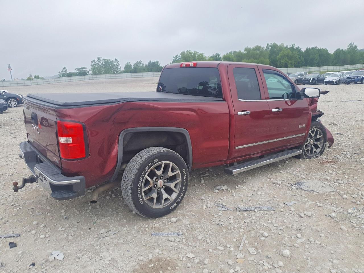 2014 Gmc Sierra K1500 Slt Burgundy vin: 1GTV2VECXEZ203173