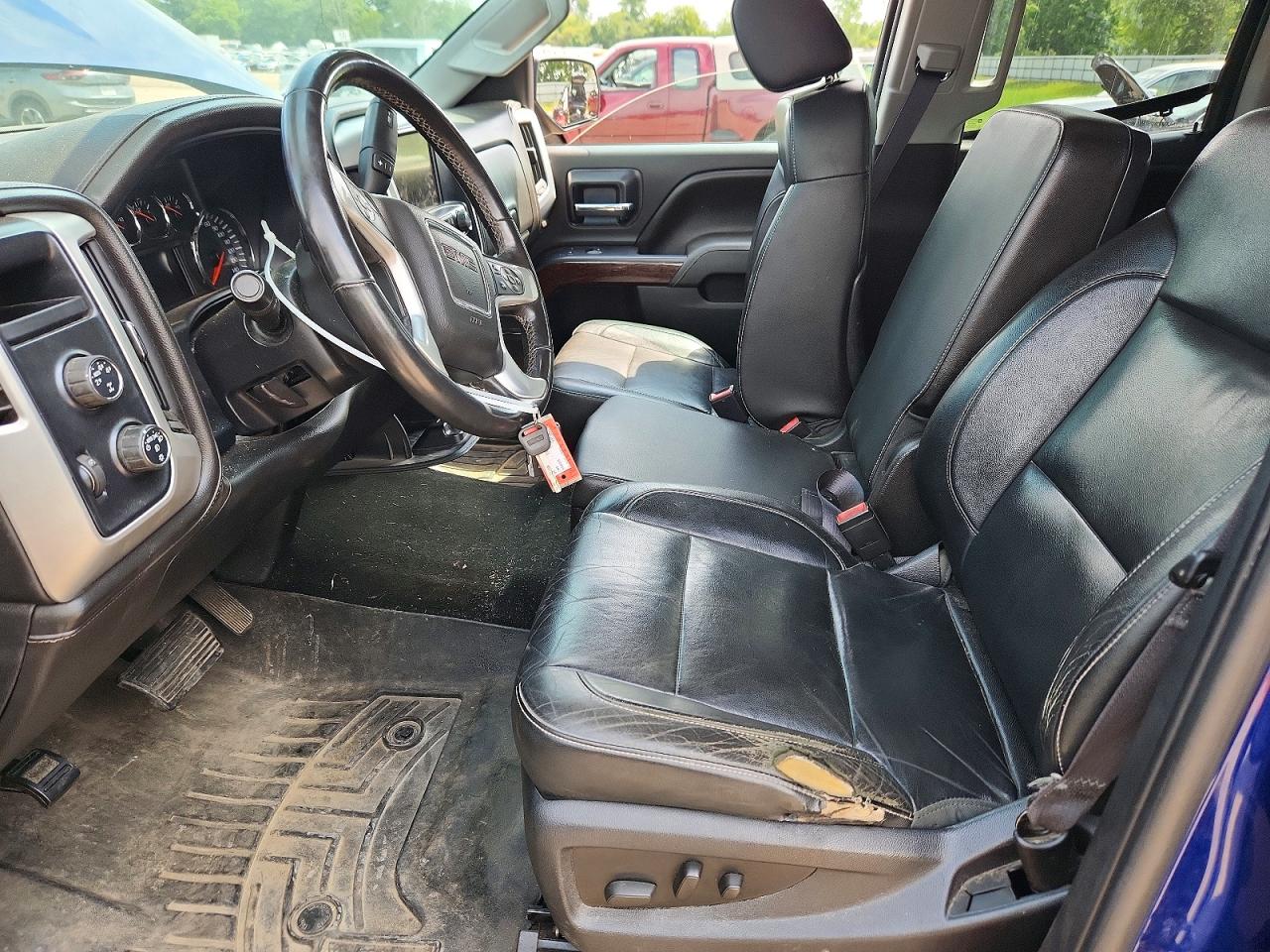 2014 Gmc Sierra K1500 Slt Blue vin: 1GTV2VECXEZ291285