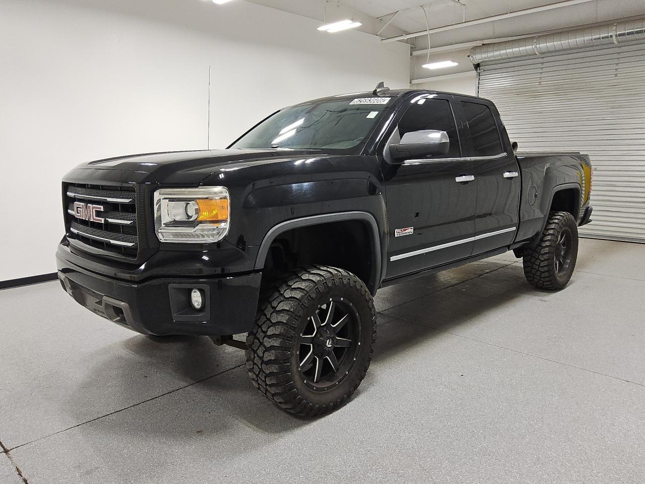 2015 Gmc Sierra K1500 Slt Black vin: 1GTV2VECXFZ399682 Damage: Suspension, Aftermarket, Acceptable
