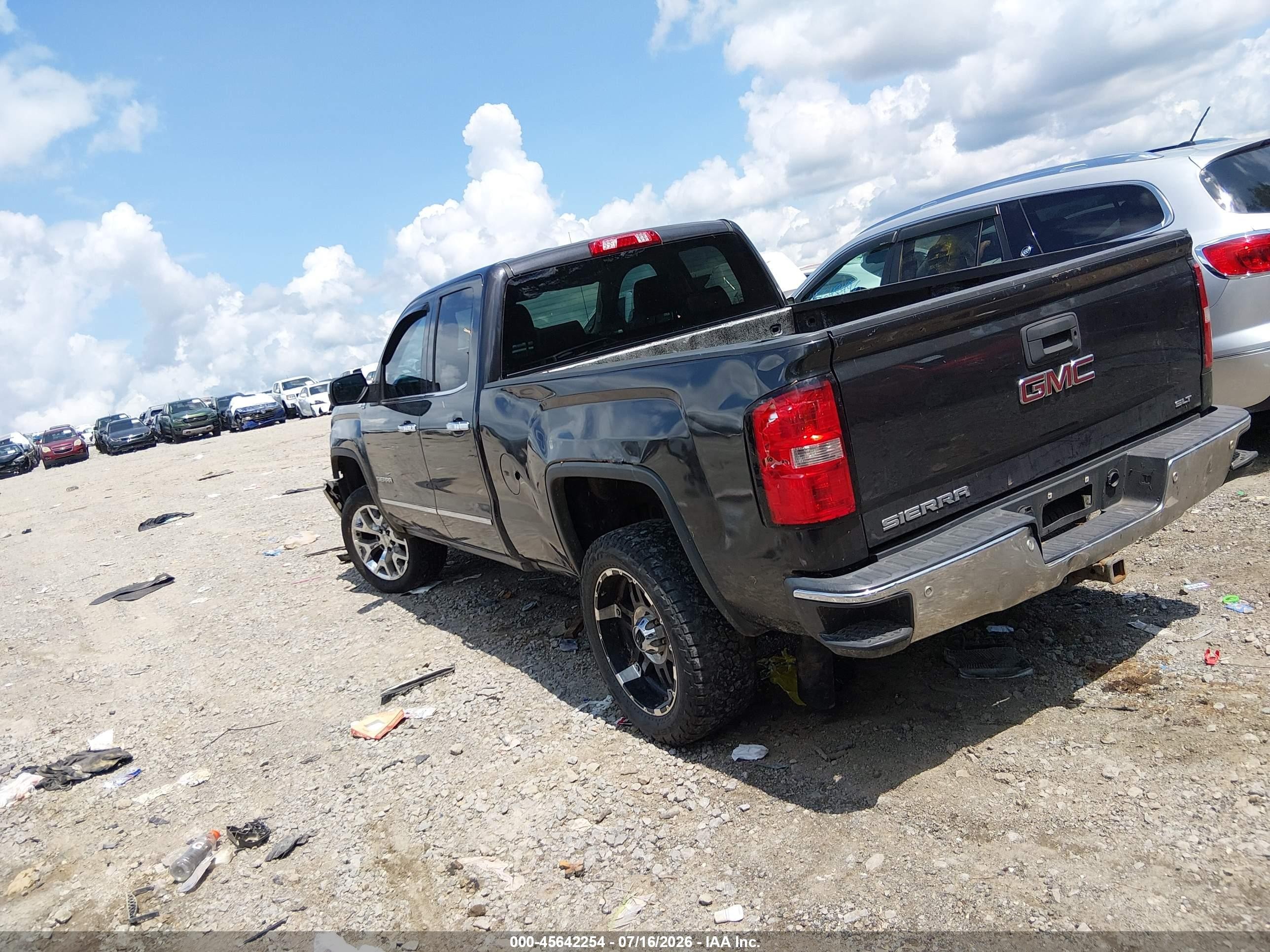 2014 Gmc Sierra 1500 Slt Gray vin: 1GTV2VEJ2EZ193348