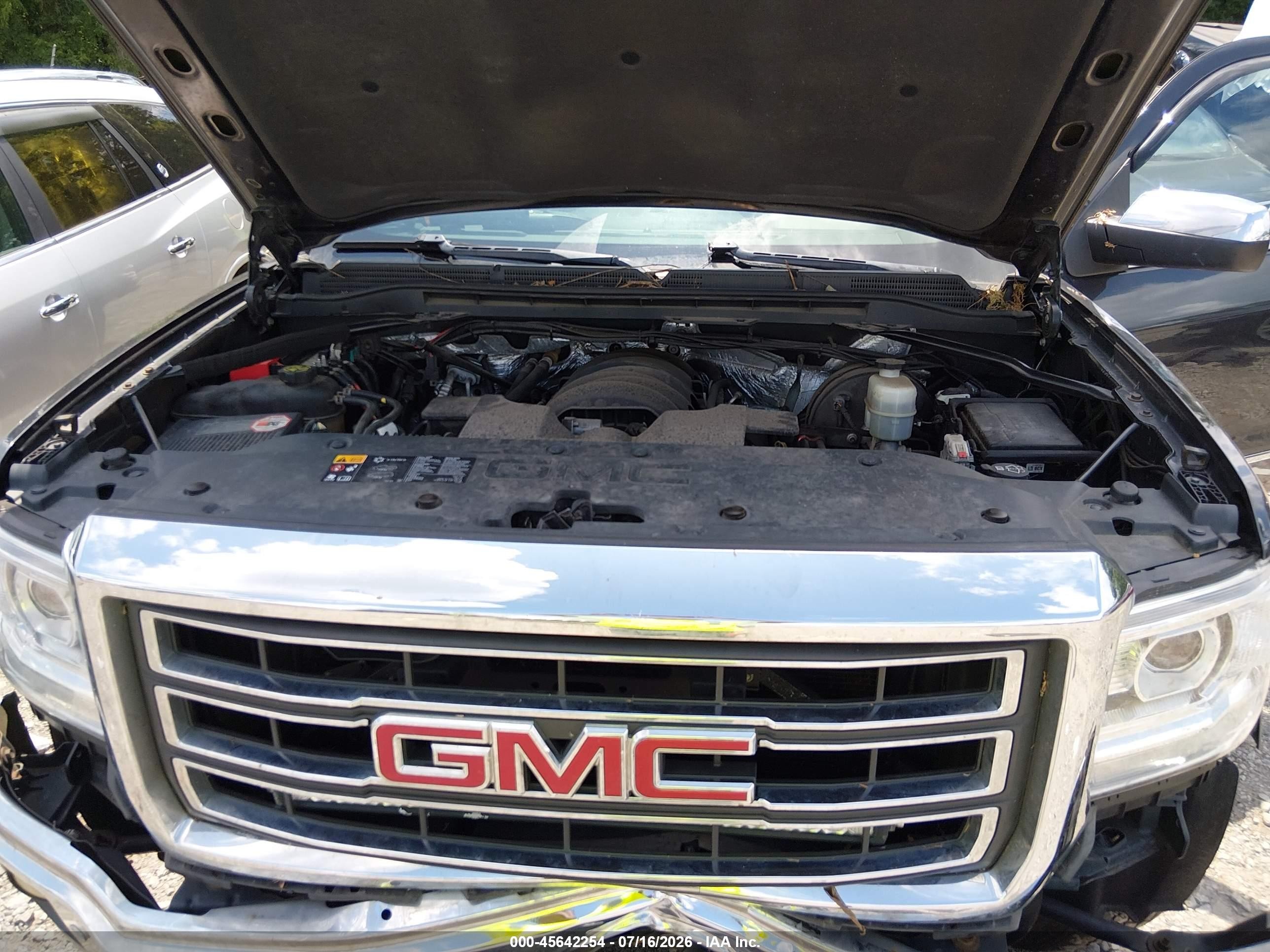 2014 Gmc Sierra 1500 Slt Gray vin: 1GTV2VEJ2EZ193348