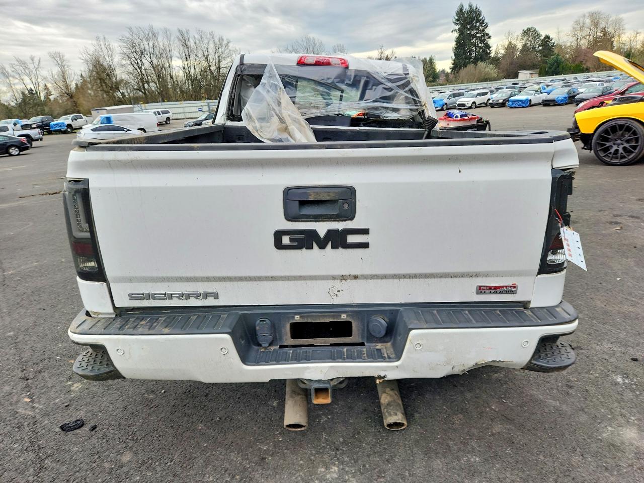 2015 Gmc Sierra K1500 Slt White vin: 1GTV2VEJ2FZ264291
