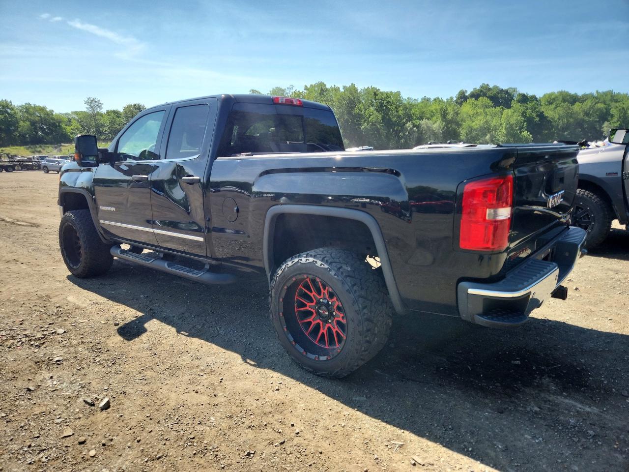 2015 Gmc Sierra K1500 Slt Black vin: 1GTV2VEJ3FZ411489