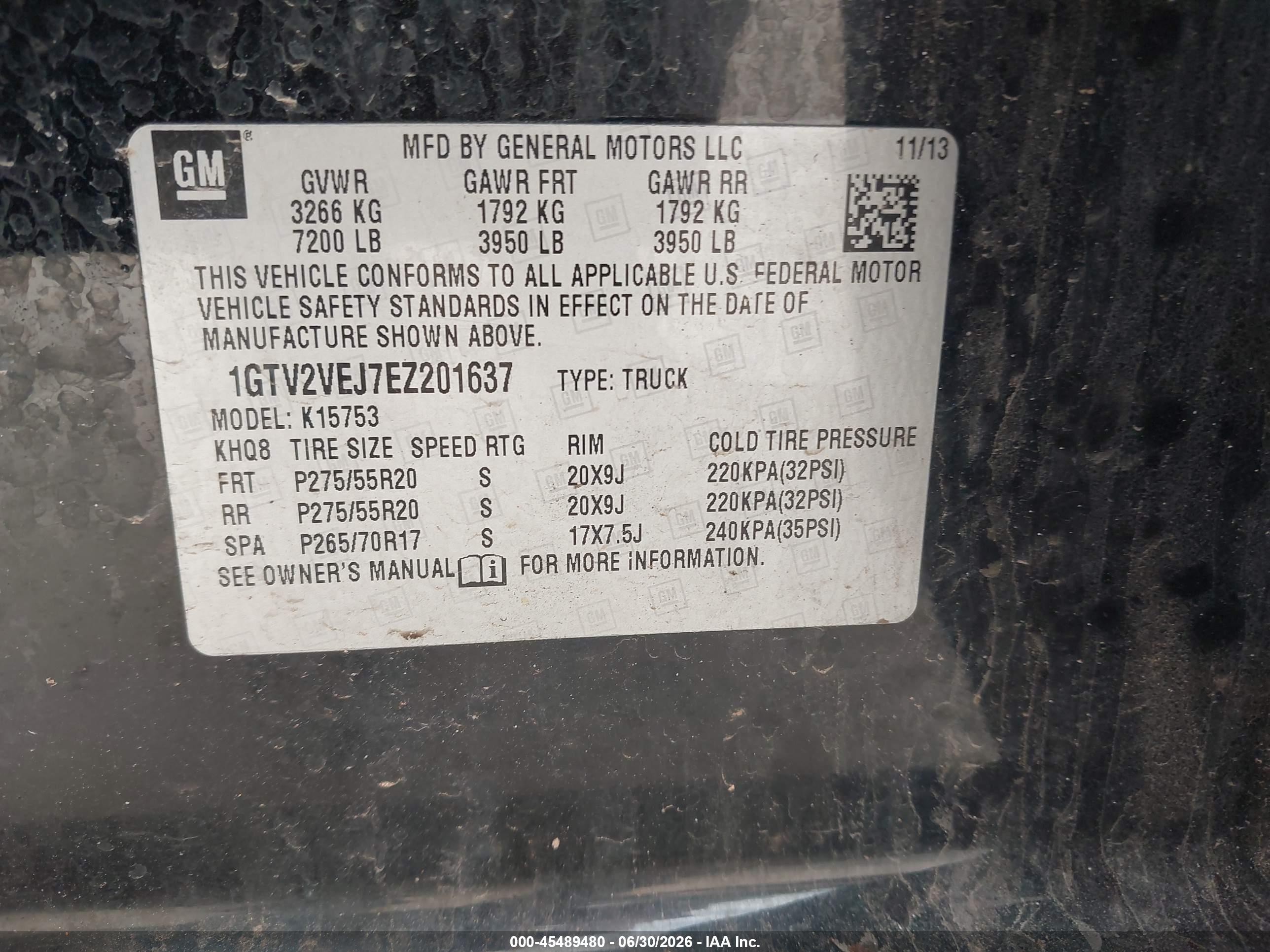 2014 Gmc Sierra 1500 Slt Black vin: 1GTV2VEJ7EZ201637