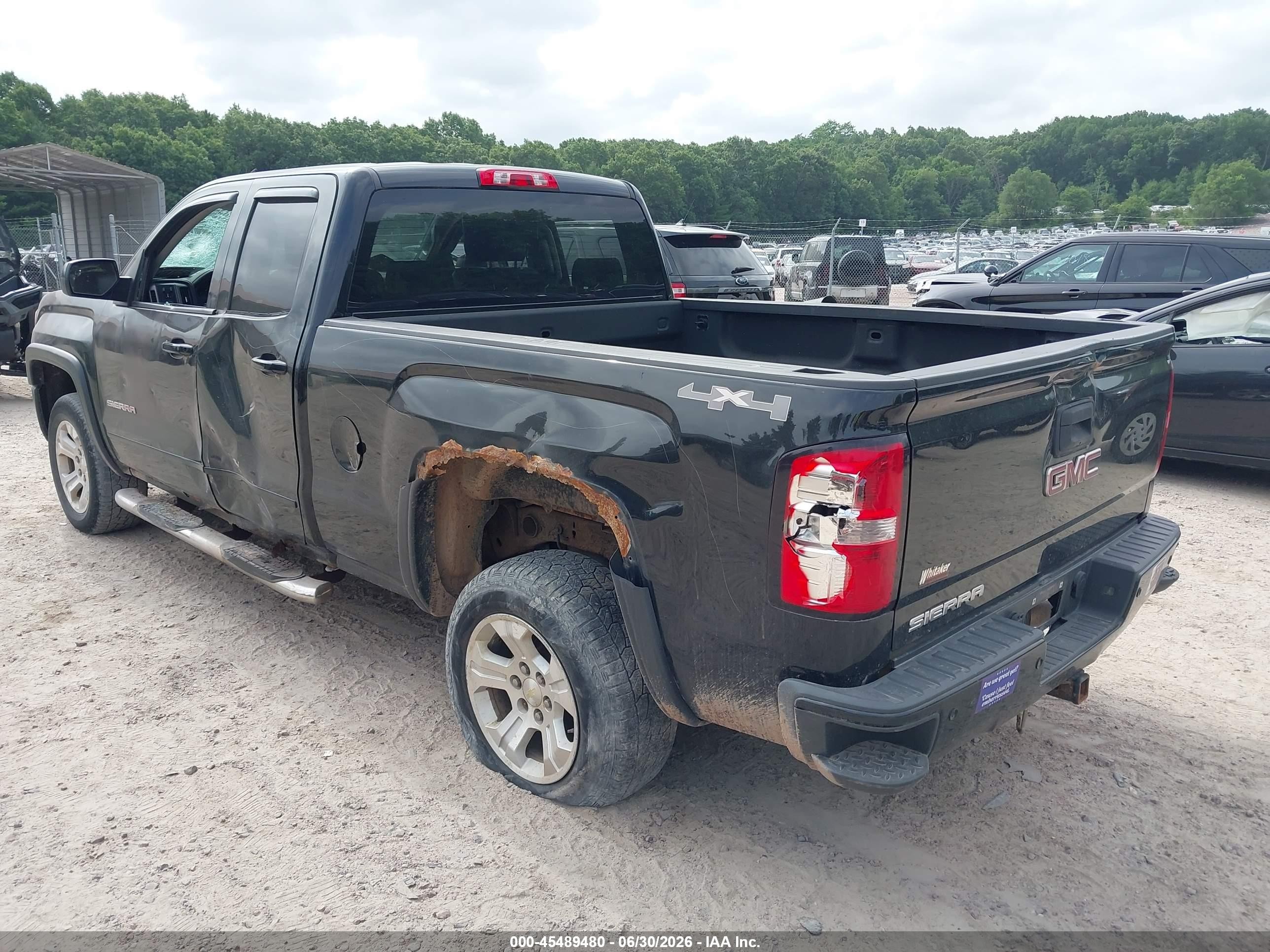 2014 Gmc Sierra 1500 Slt Black vin: 1GTV2VEJ7EZ201637