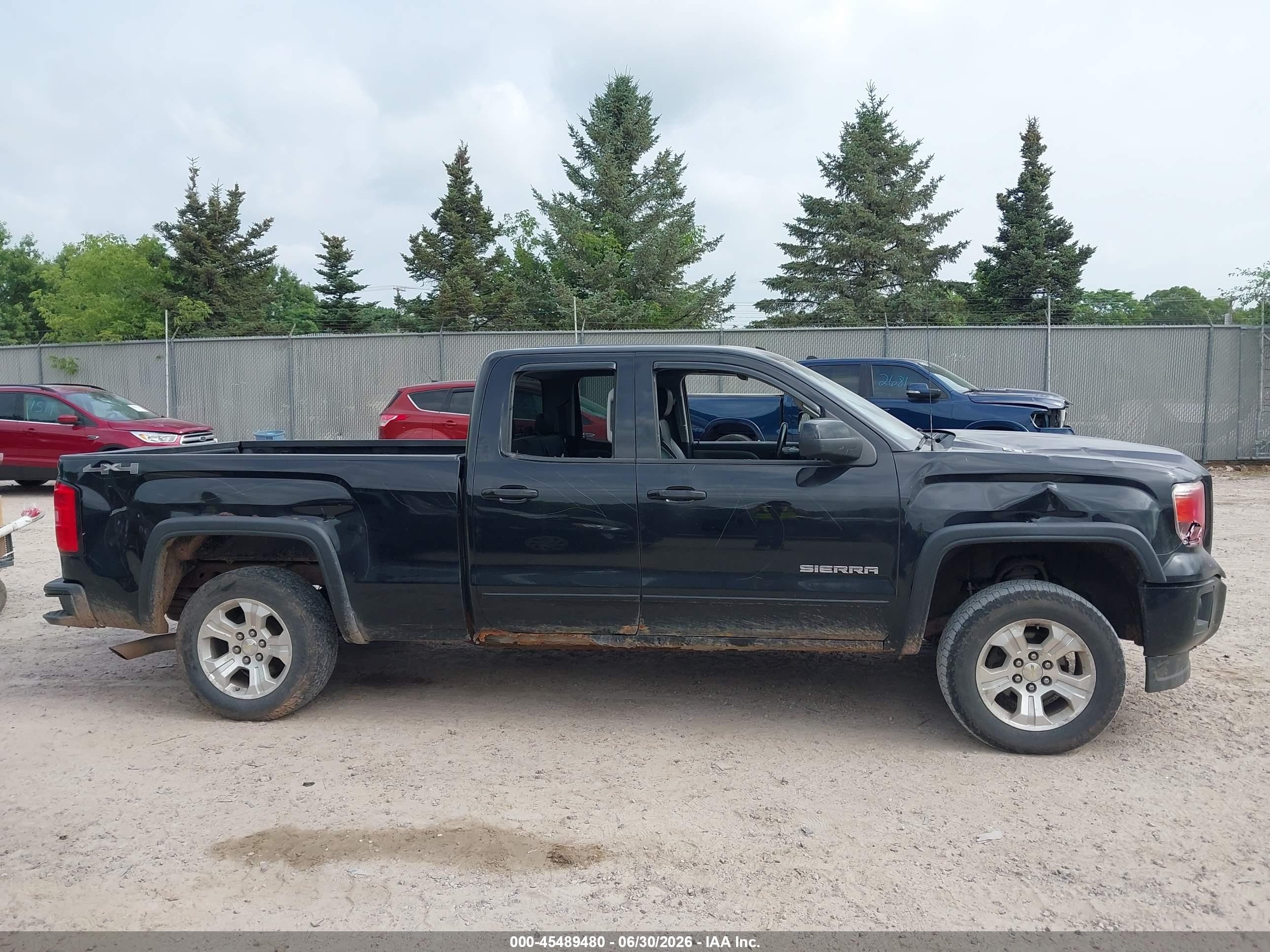 2014 Gmc Sierra 1500 Slt Black vin: 1GTV2VEJ7EZ201637