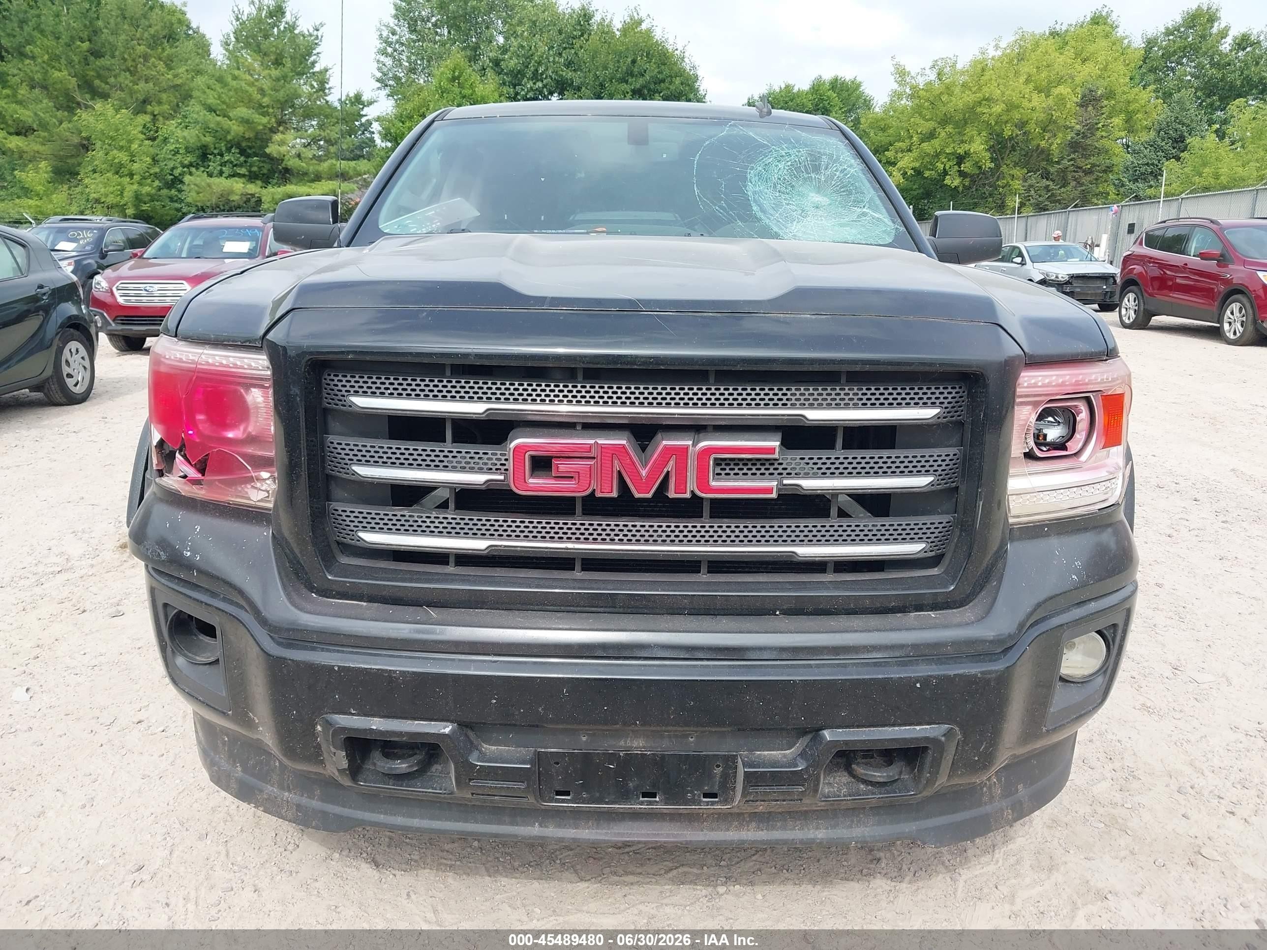 2014 Gmc Sierra 1500 Slt Black vin: 1GTV2VEJ7EZ201637