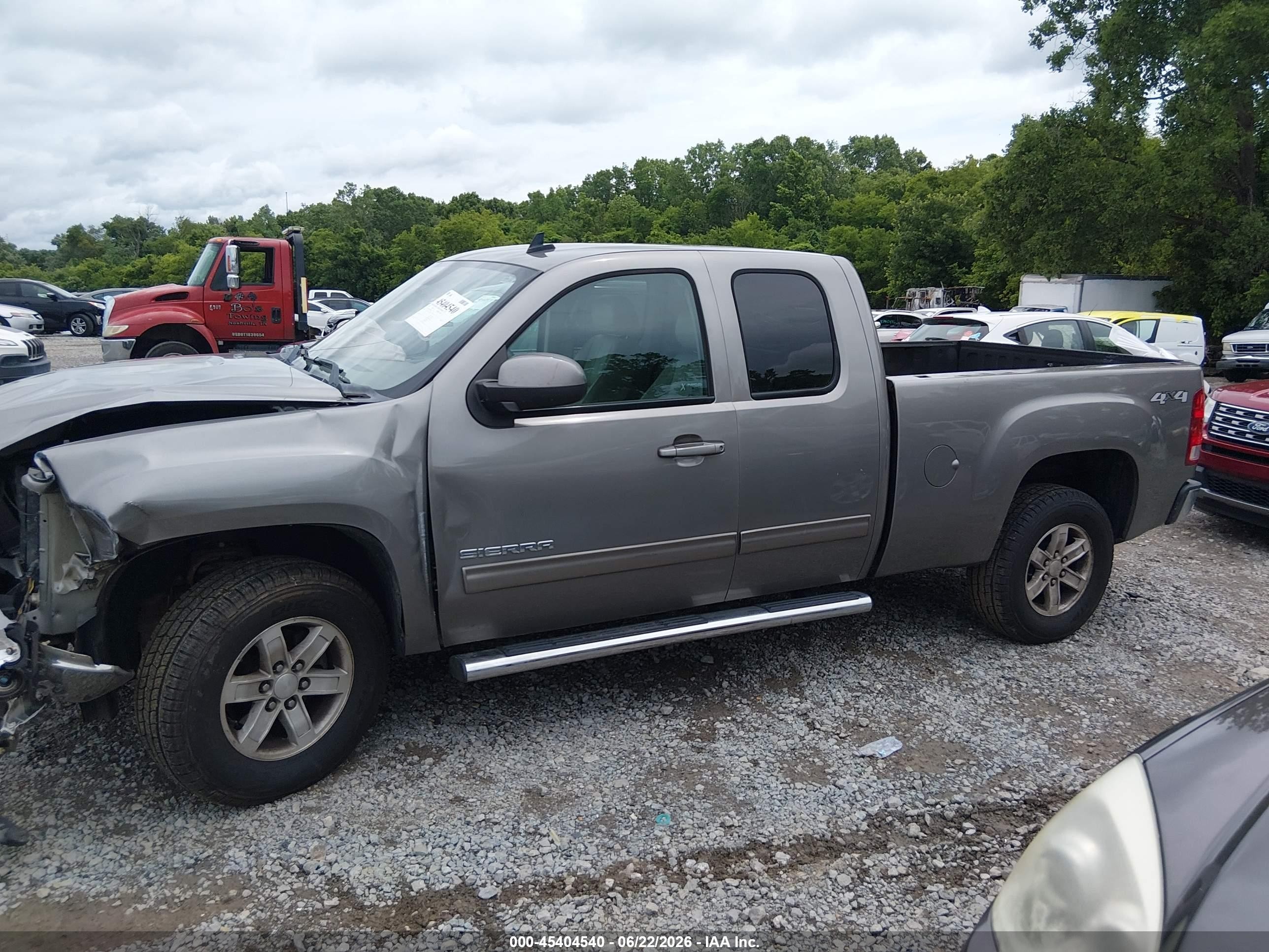 2013 Gmc Sierra 1500 Slt Gray vin: 1GTV2WE24DZ281394