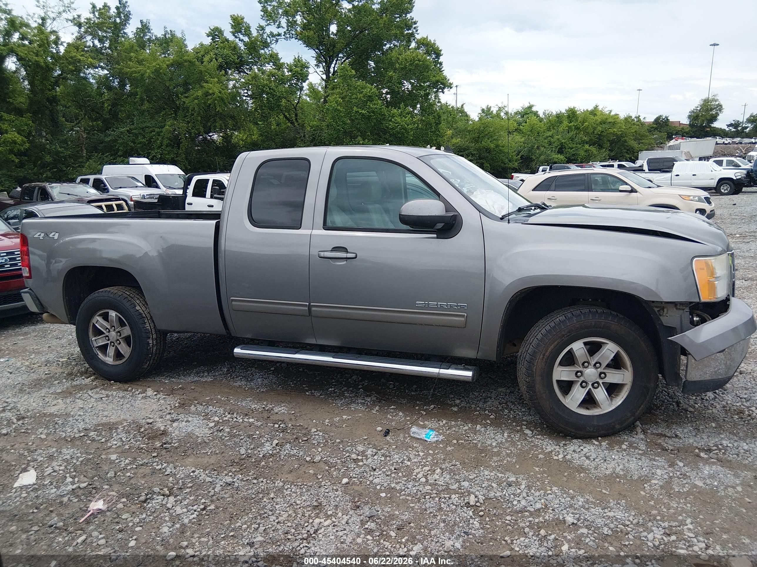 2013 Gmc Sierra 1500 Slt Gray vin: 1GTV2WE24DZ281394