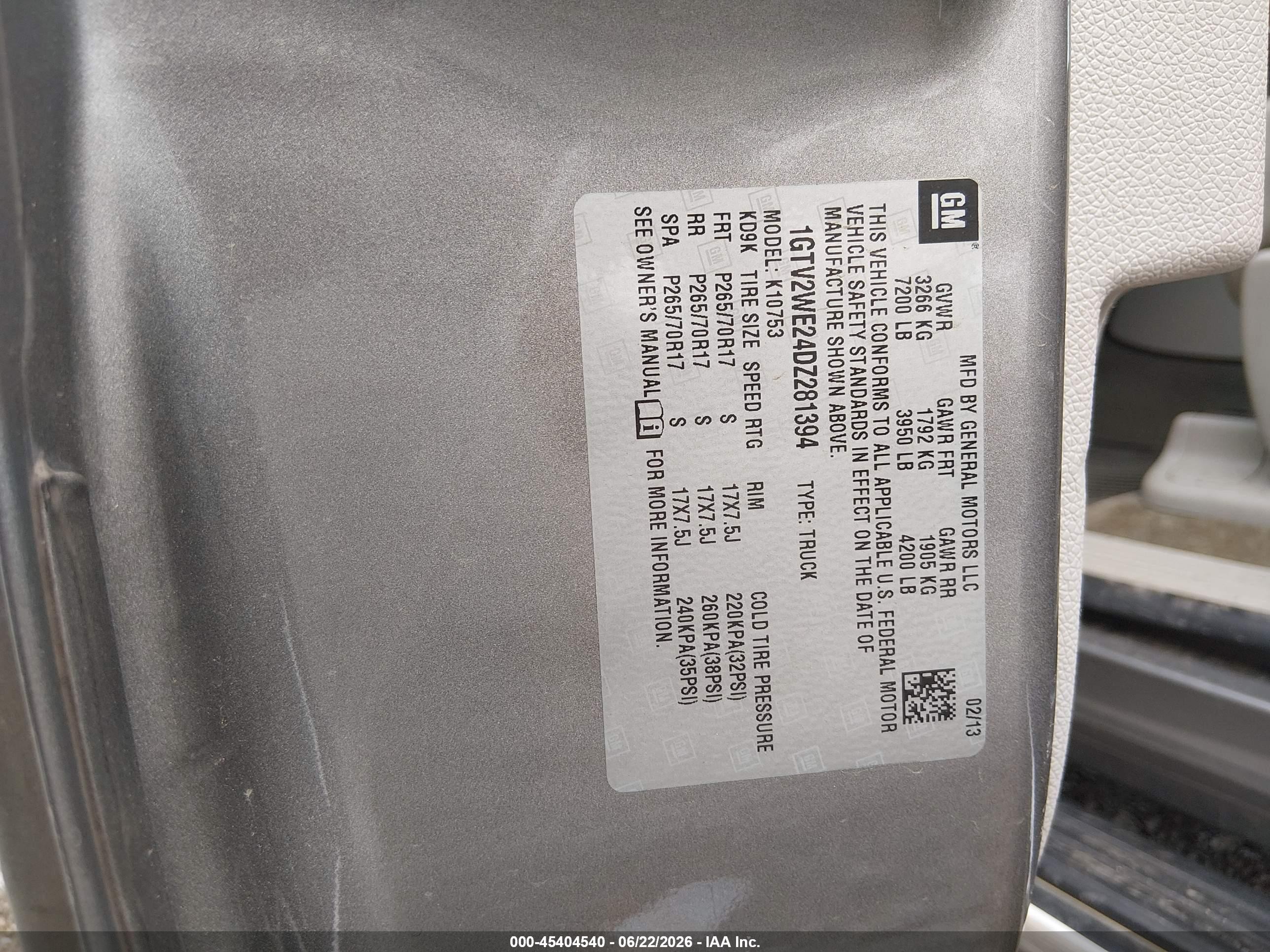 2013 Gmc Sierra 1500 Slt Gray vin: 1GTV2WE24DZ281394