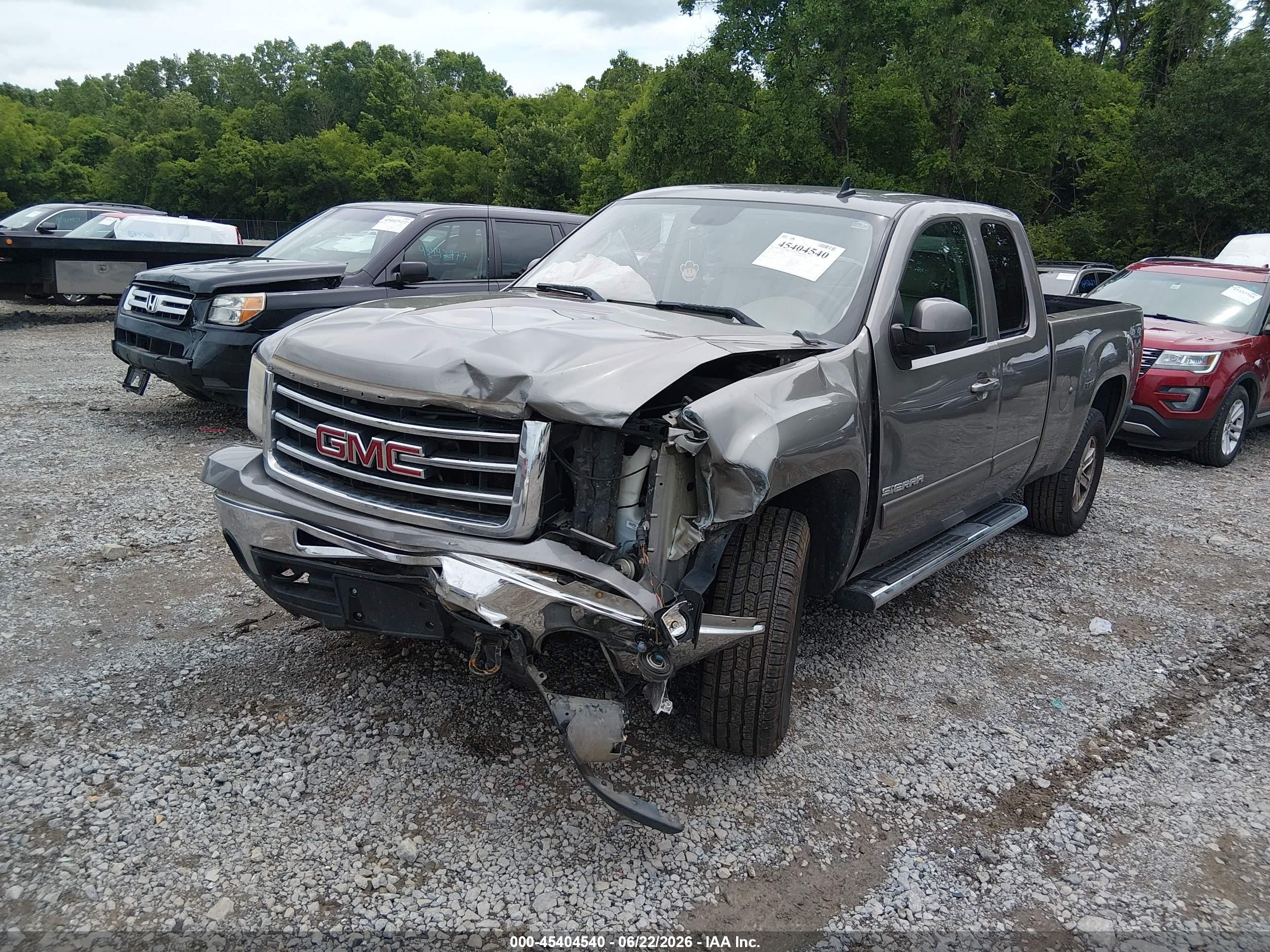 2013 Gmc Sierra 1500 Slt Gray vin: 1GTV2WE24DZ281394