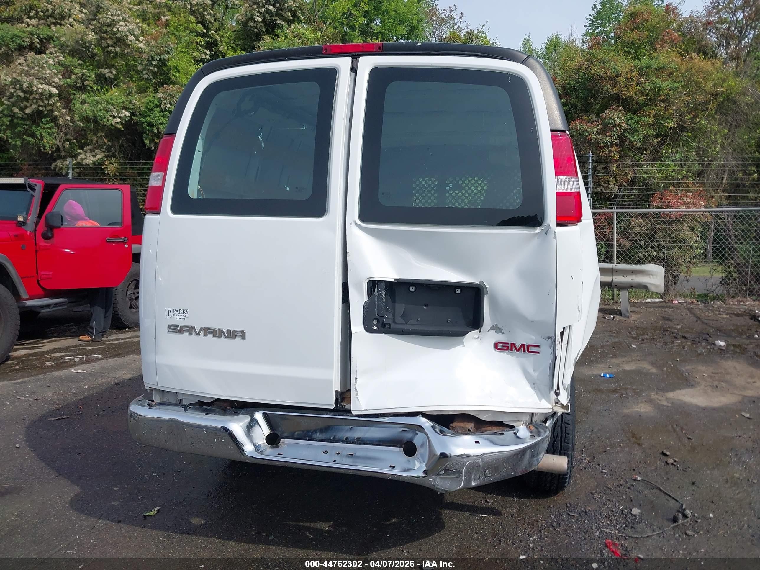 2021 Gmc Savana 2500 Work Van White vin: 1GTW7AF76M1287649