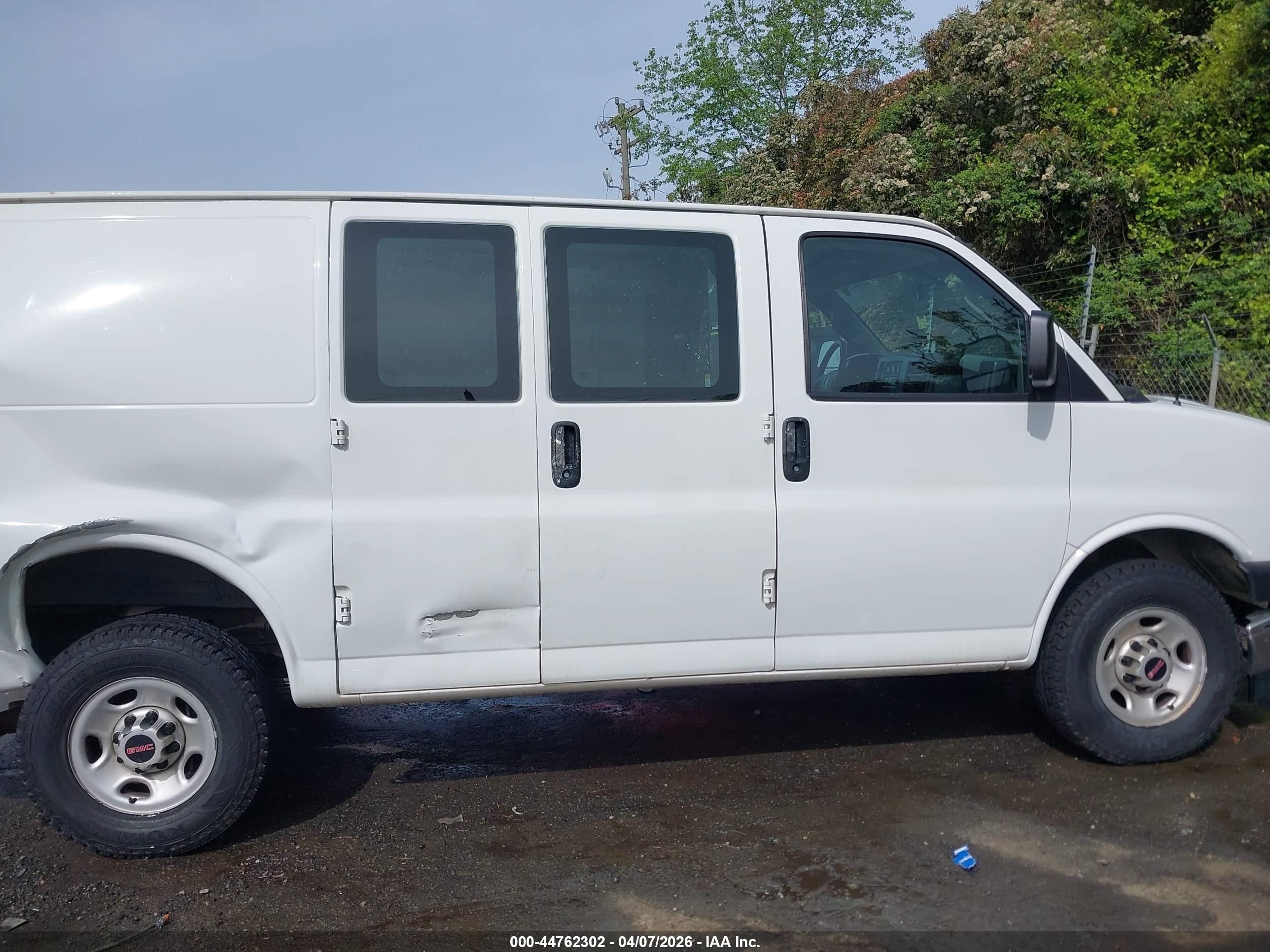 2021 Gmc Savana 2500 Work Van White vin: 1GTW7AF76M1287649