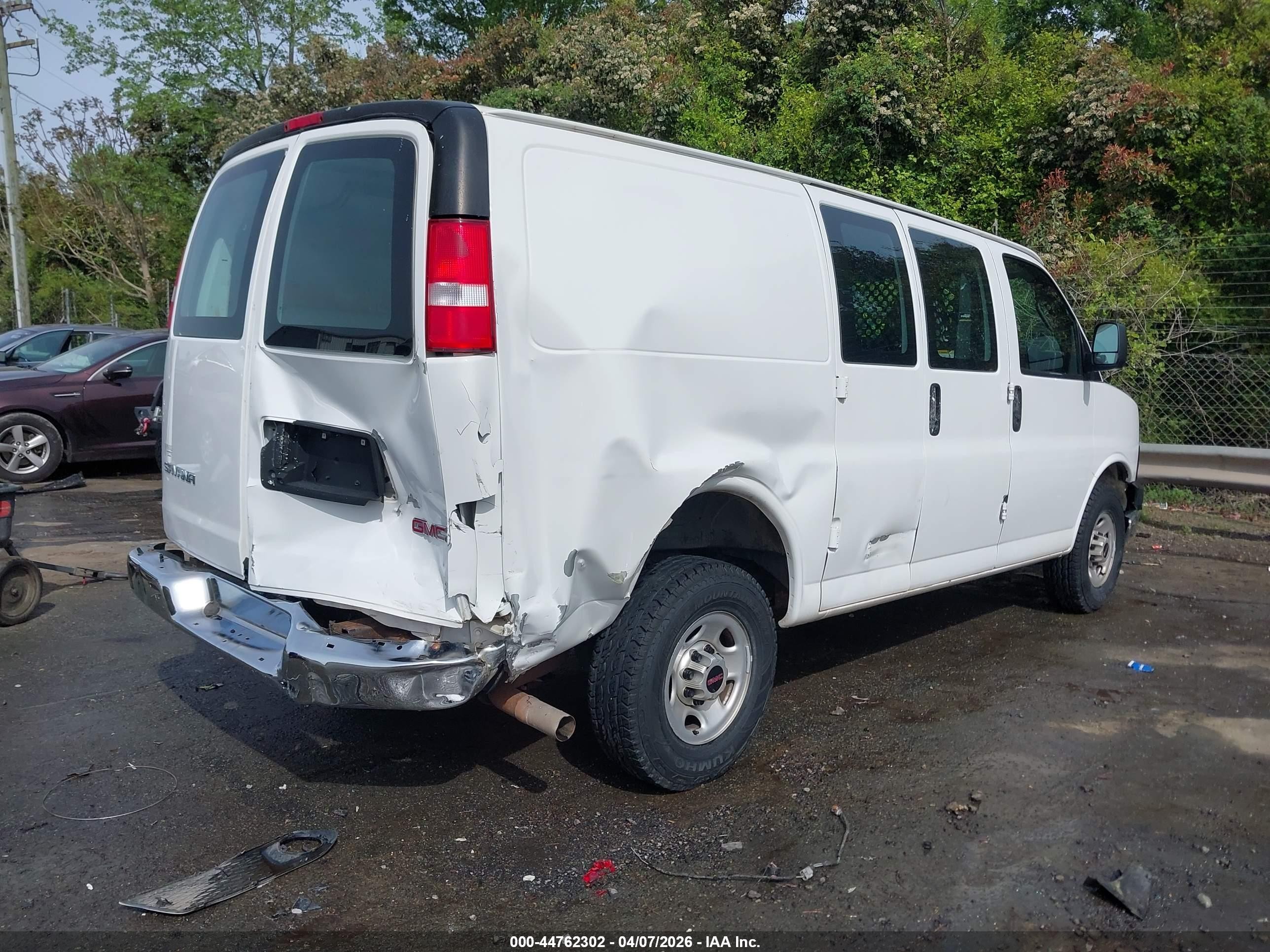 2021 Gmc Savana 2500 Work Van White vin: 1GTW7AF76M1287649