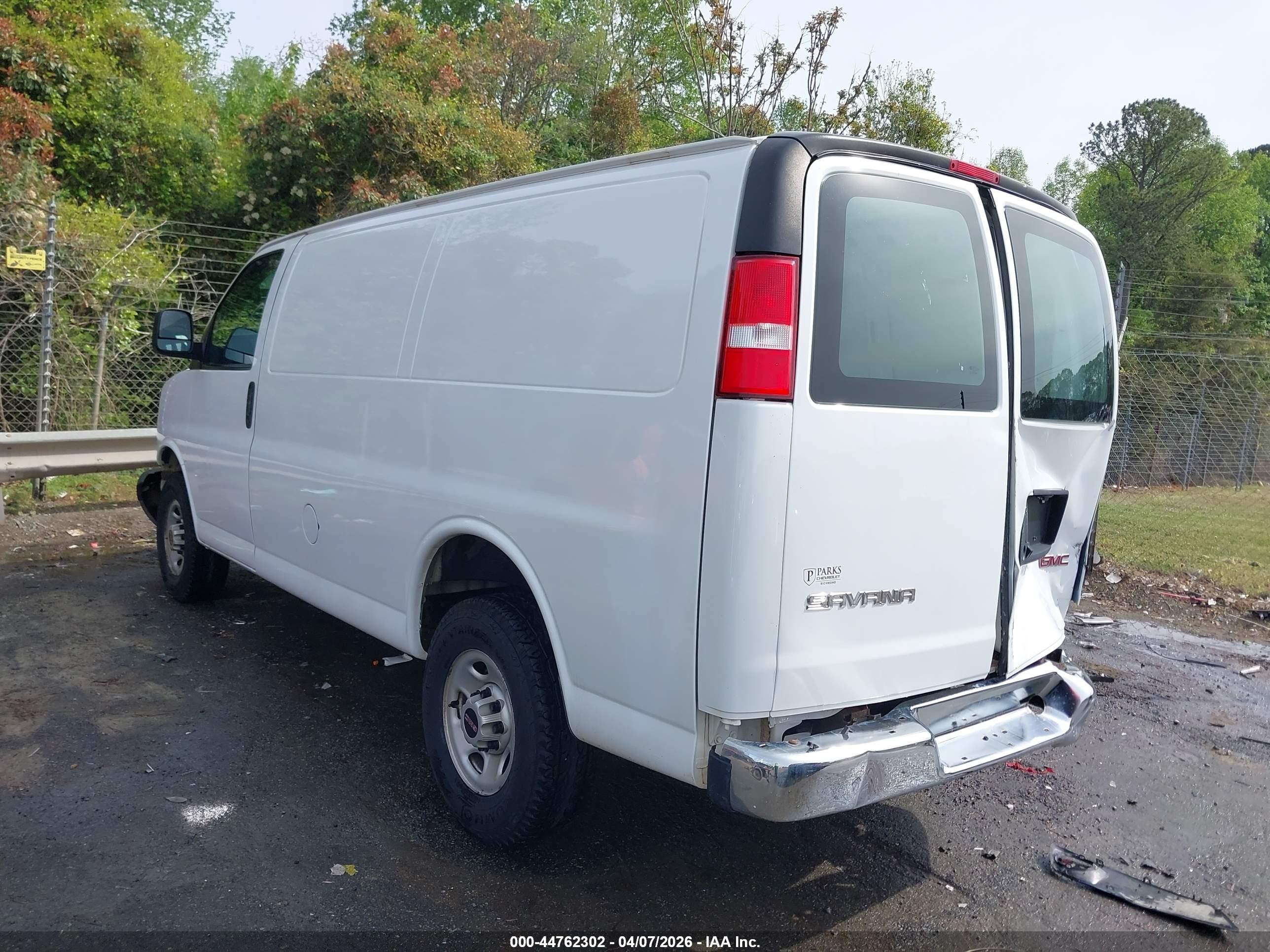 2021 Gmc Savana 2500 Work Van White vin: 1GTW7AF76M1287649