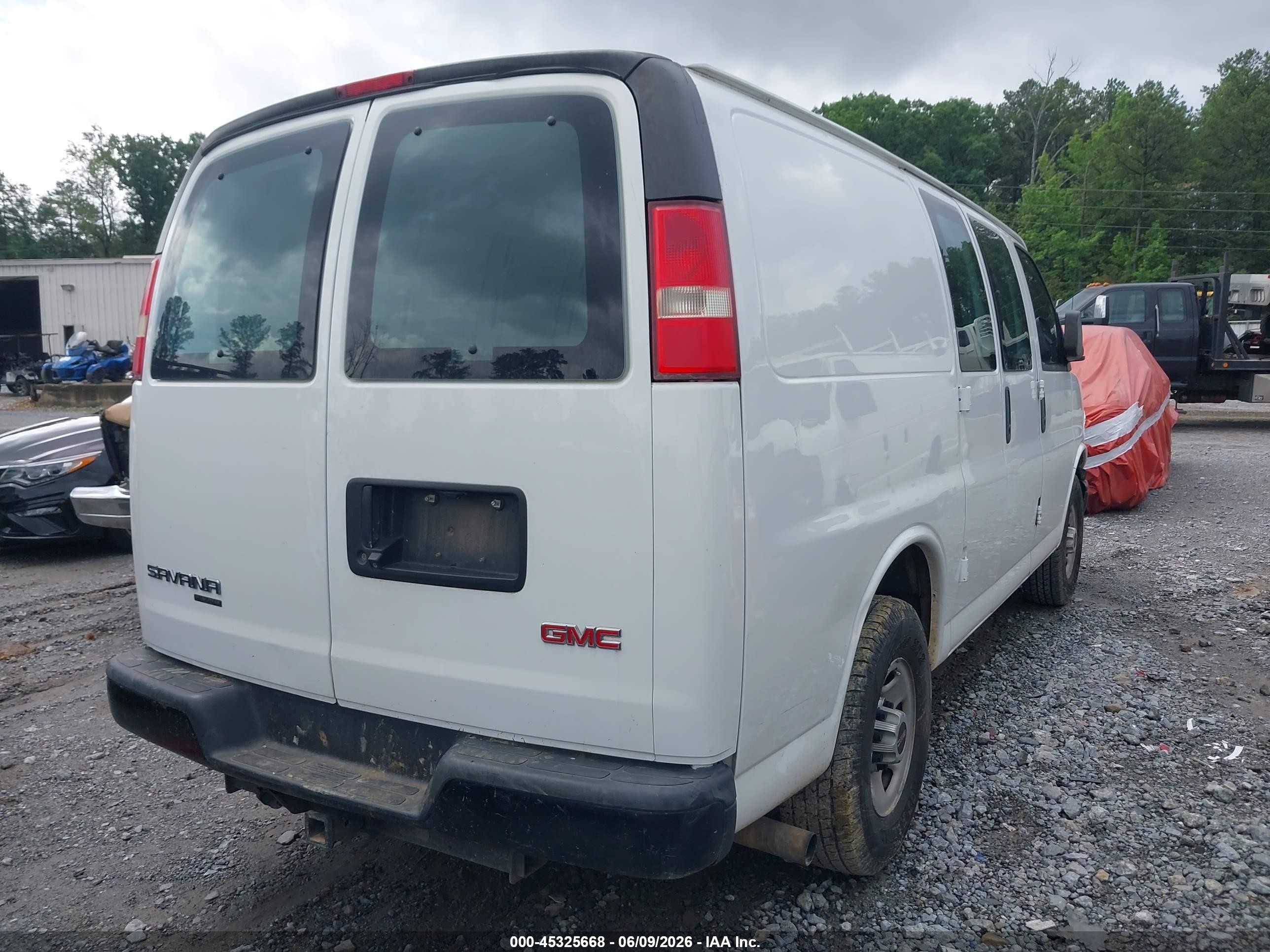 2016 Gmc Savana 2500 Work Van White vin: 1GTW7AFF3G1180943