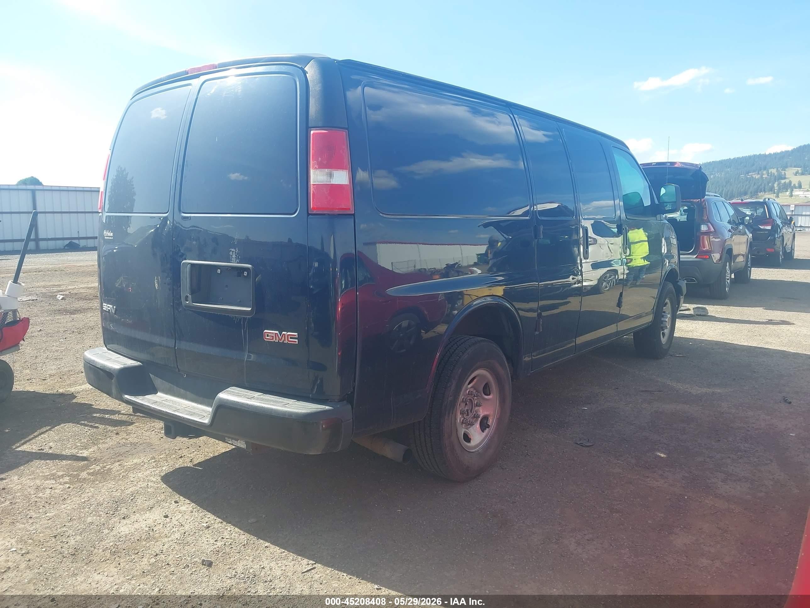 2016 Gmc Savana 2500 Work Van Dark Blue vin: 1GTW7AFF6G1180662