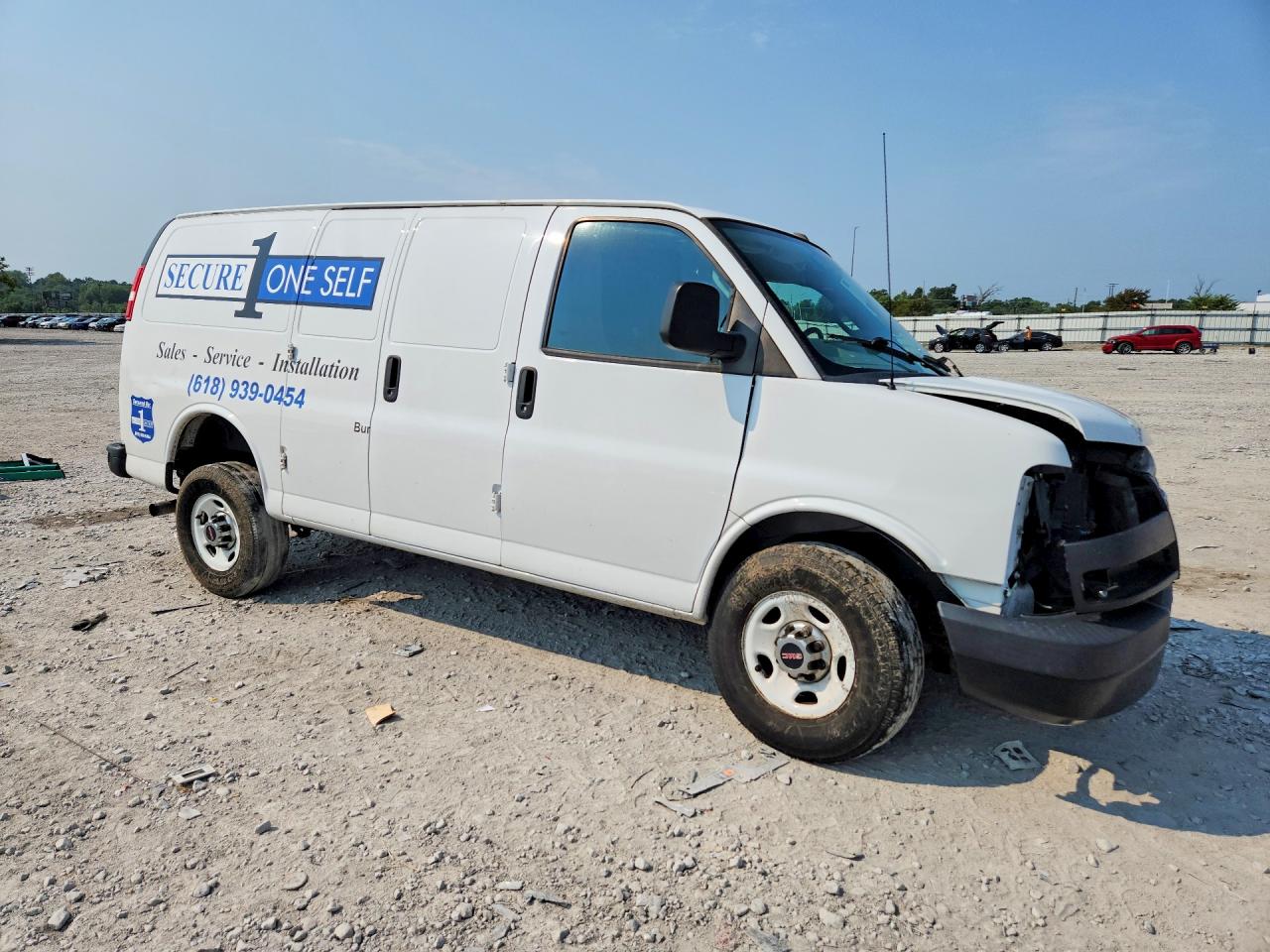 2020 Gmc Savana G2500 White vin: 1GTW7AFG6L1192572
