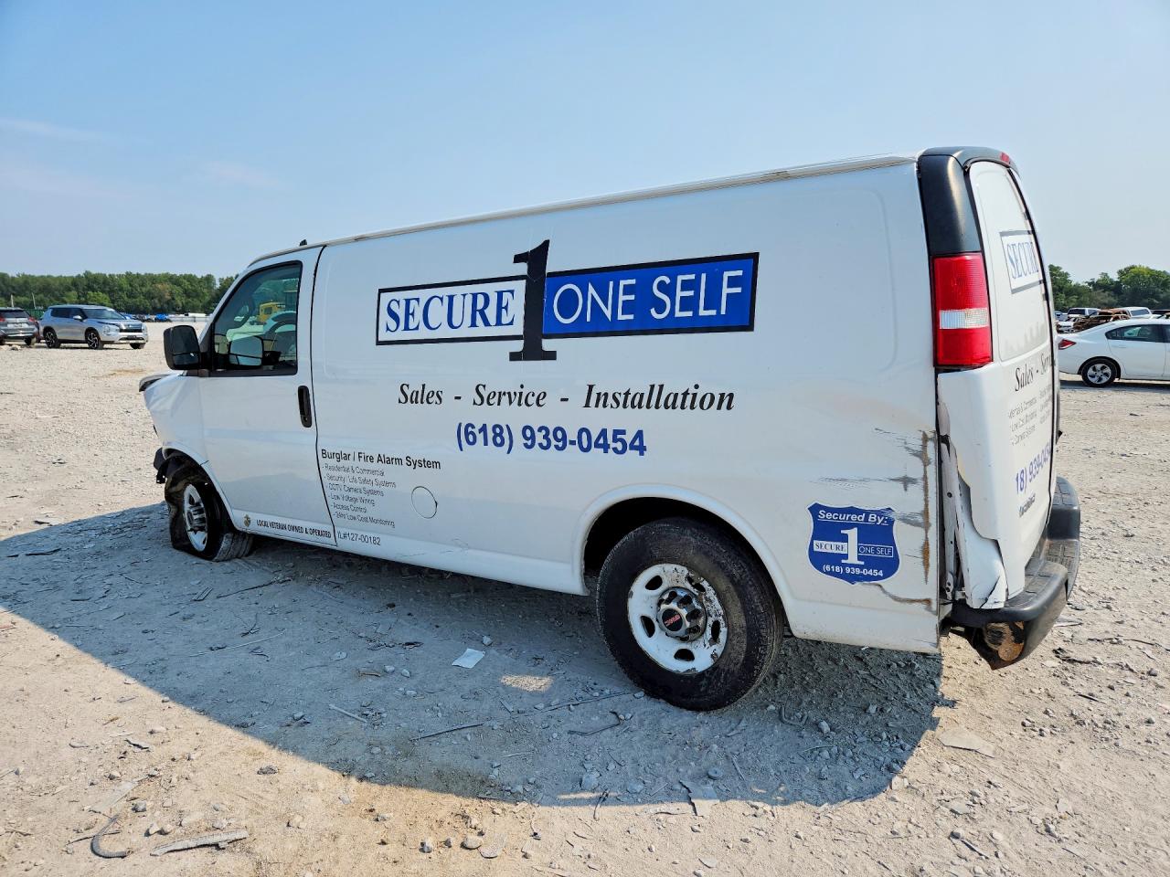 2020 Gmc Savana G2500 White vin: 1GTW7AFG6L1192572