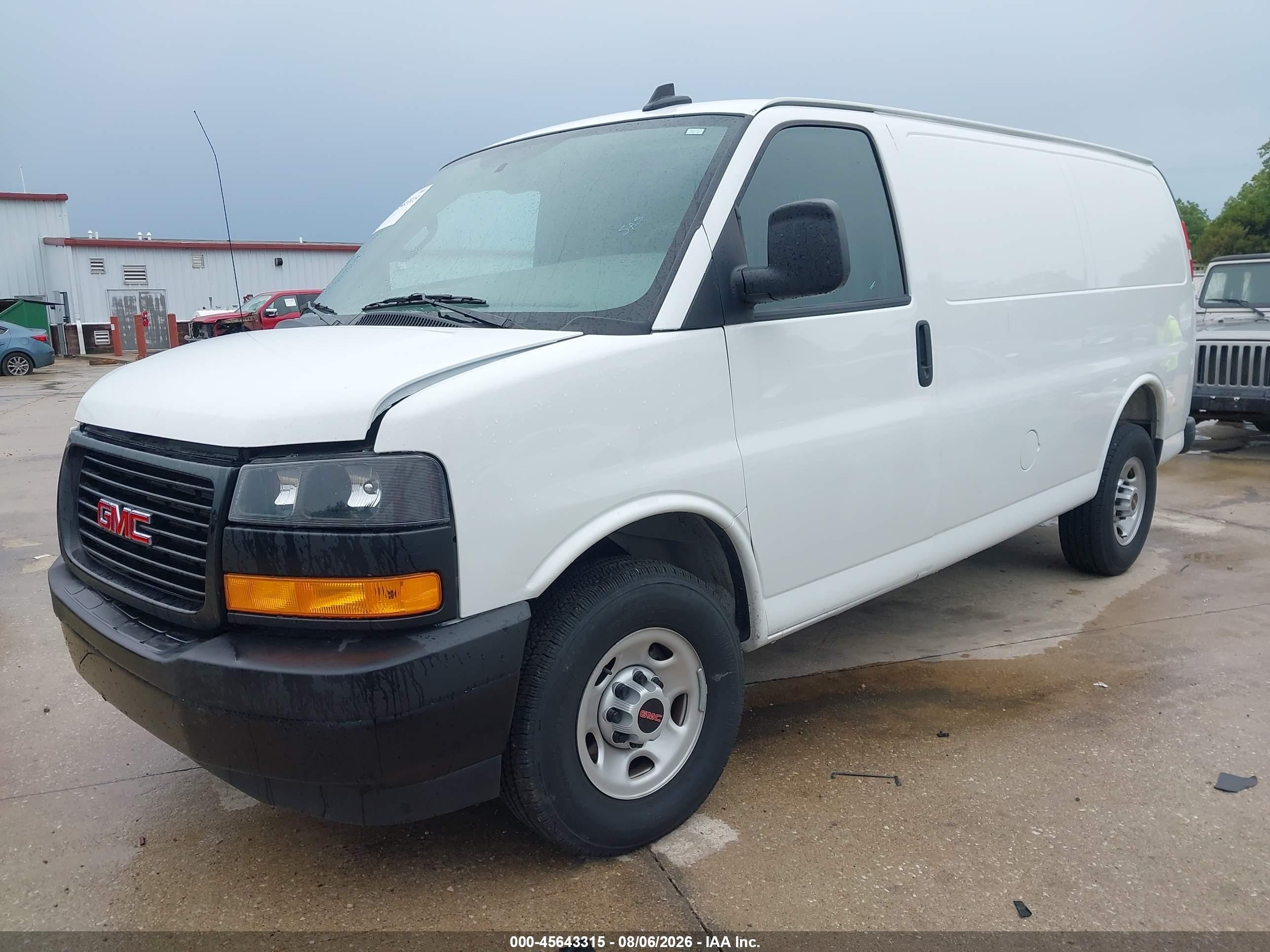 2025 Gmc Savana Cargo Rwd 2500 Regular Wheelbase Work Van White vin: 1GTW7AFP3S1213523