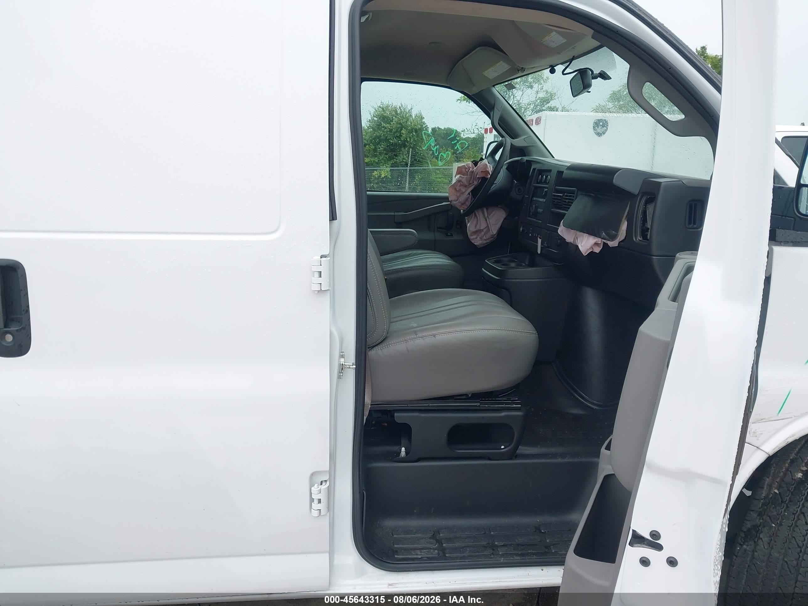 2025 Gmc Savana Cargo Rwd 2500 Regular Wheelbase Work Van White vin: 1GTW7AFP3S1213523