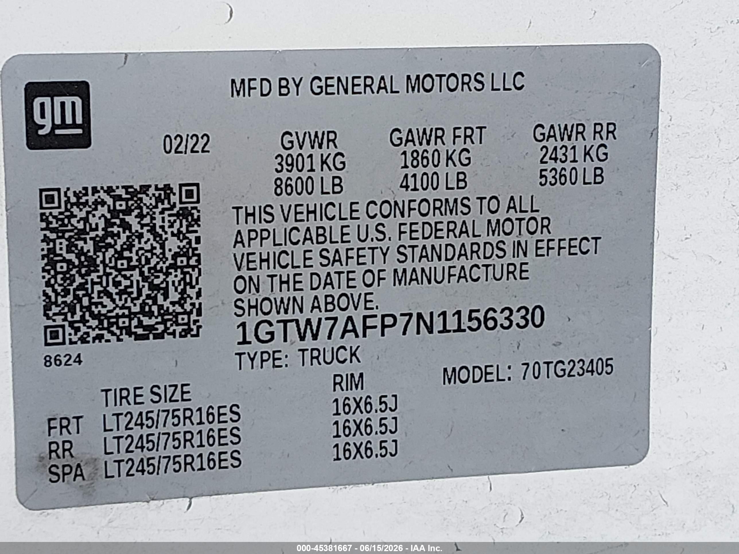 2022 Gmc Savana Cargo Rwd 2500 Regular Wheelbase Work Van White vin: 1GTW7AFP7N1156330