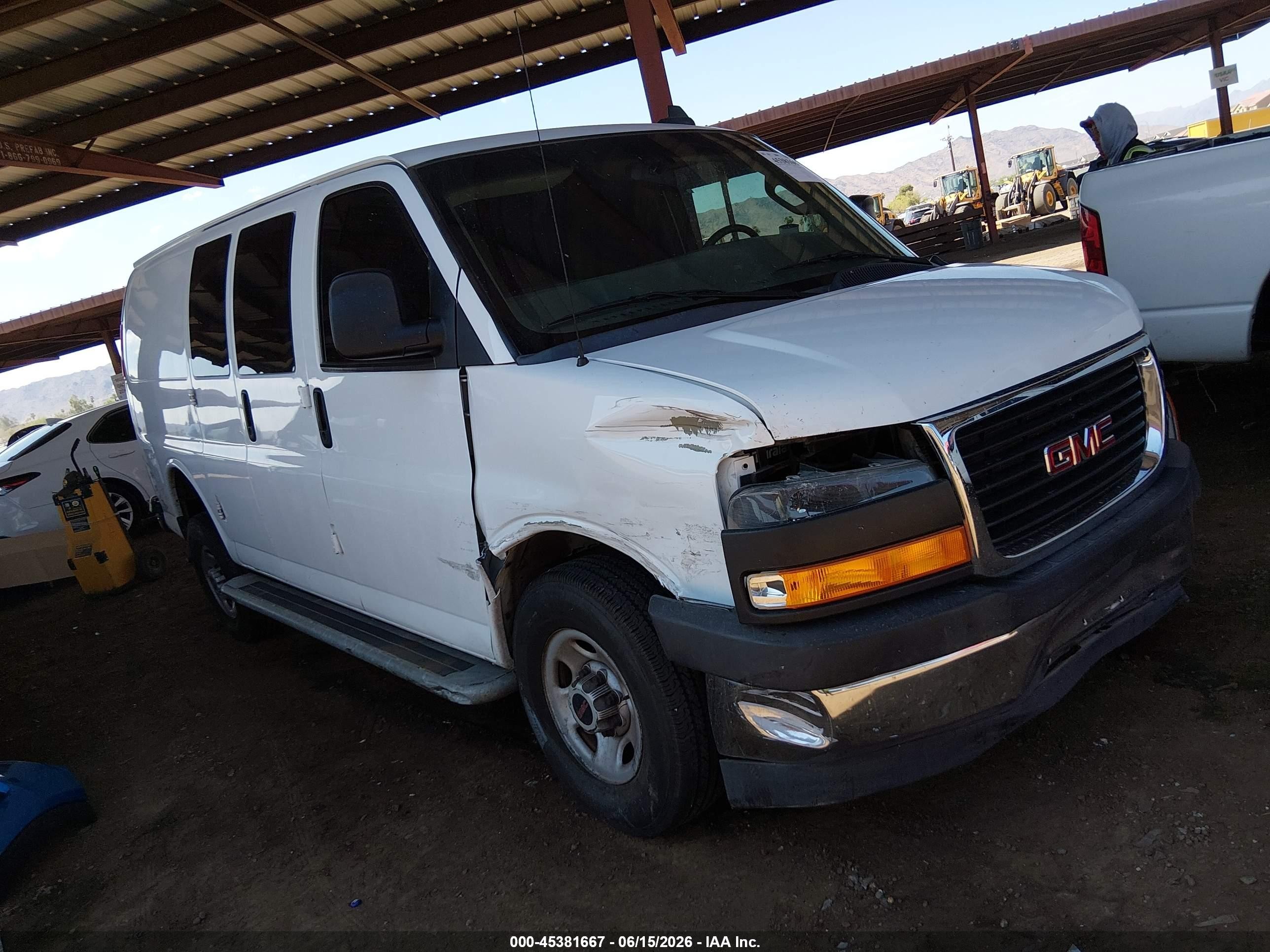 2022 Gmc Savana Cargo Rwd 2500 Regular Wheelbase Work Van White vin: 1GTW7AFP7N1156330
