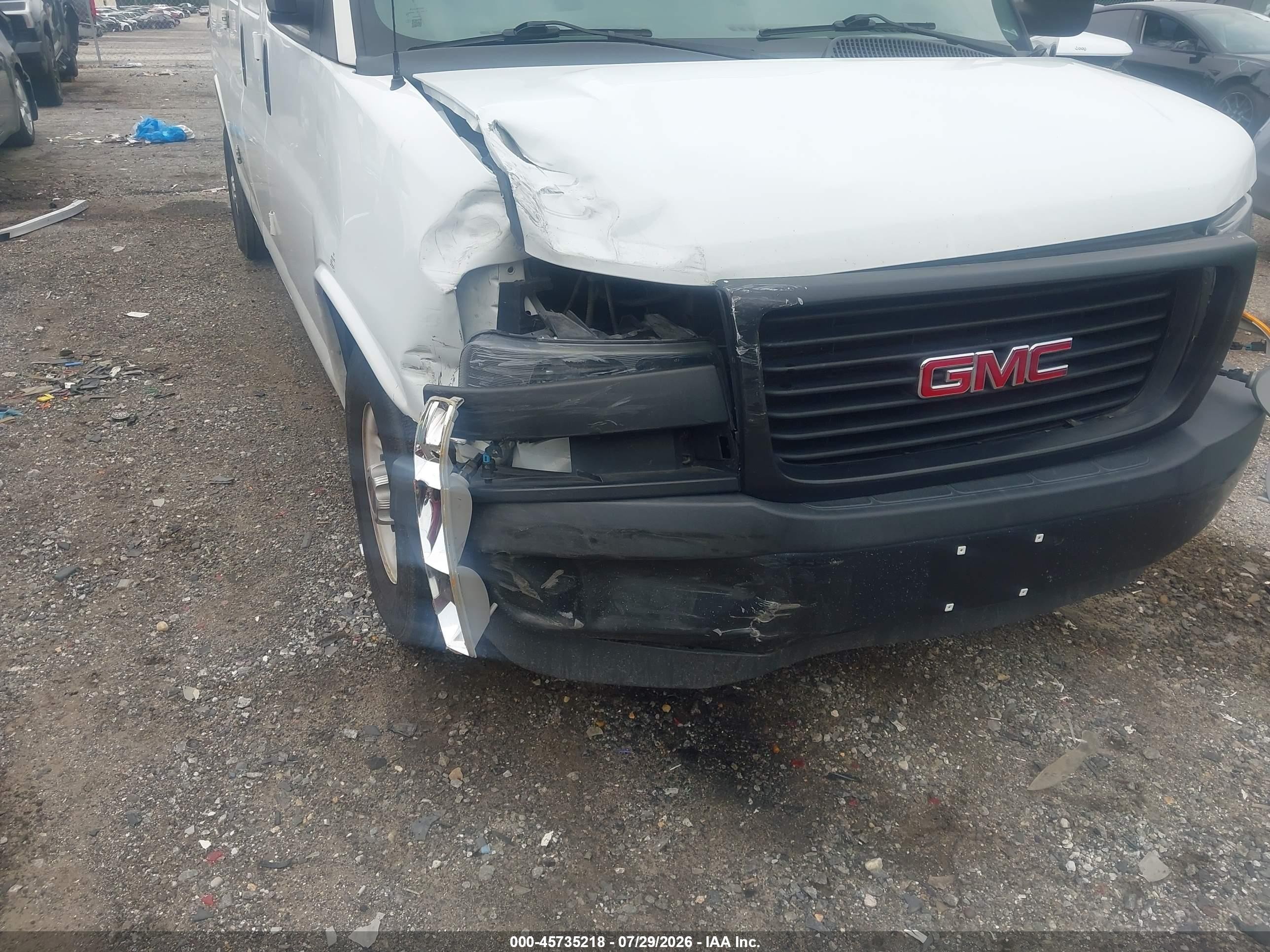 2020 Gmc Savana Cargo Rwd 2500 Extended Wheelbase Work Van White vin: 1GTW7BFP8L1263664