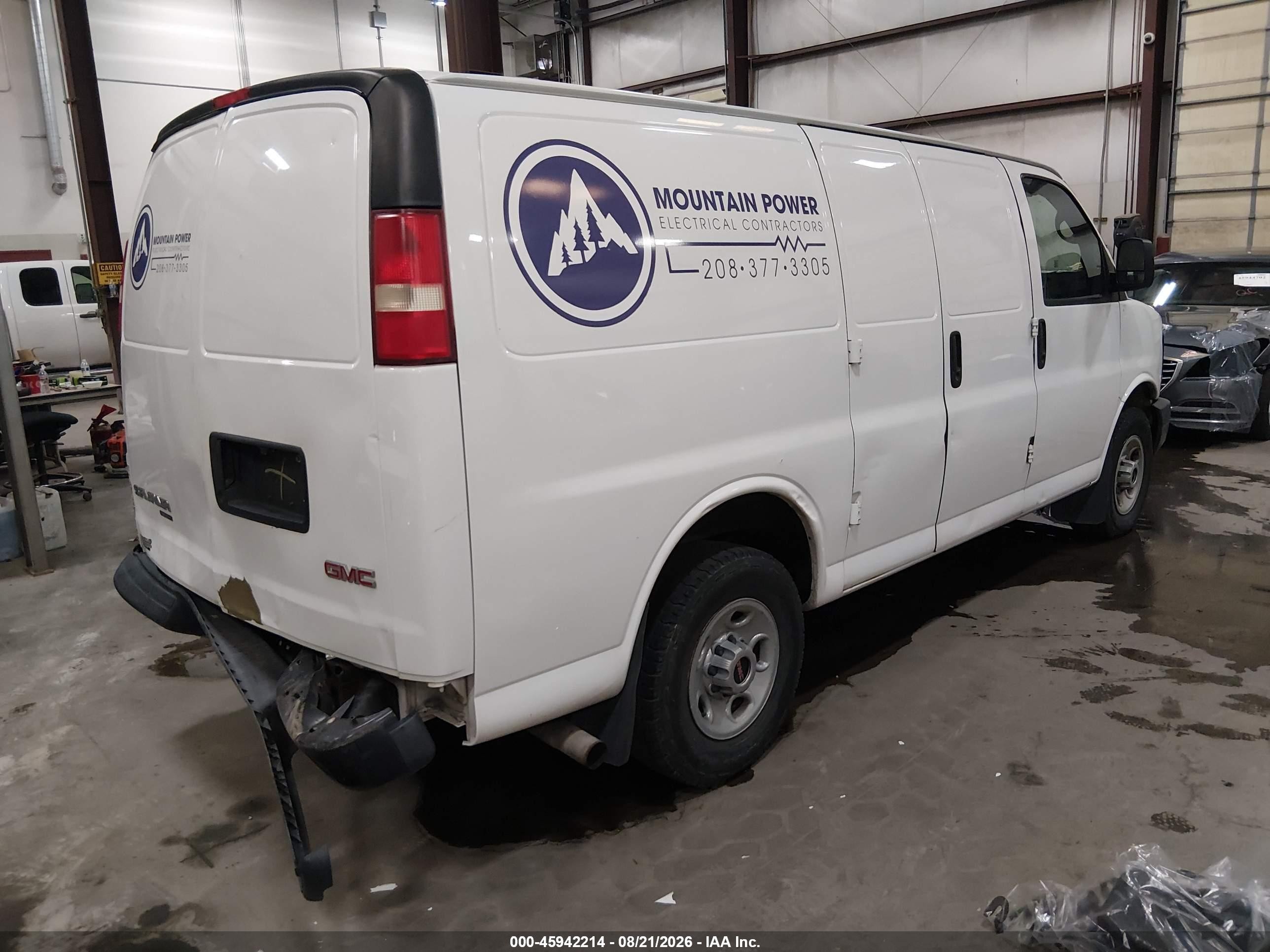 2012 Gmc Savana 2500 Work Van White vin: 1GTW7FBA4C1178295