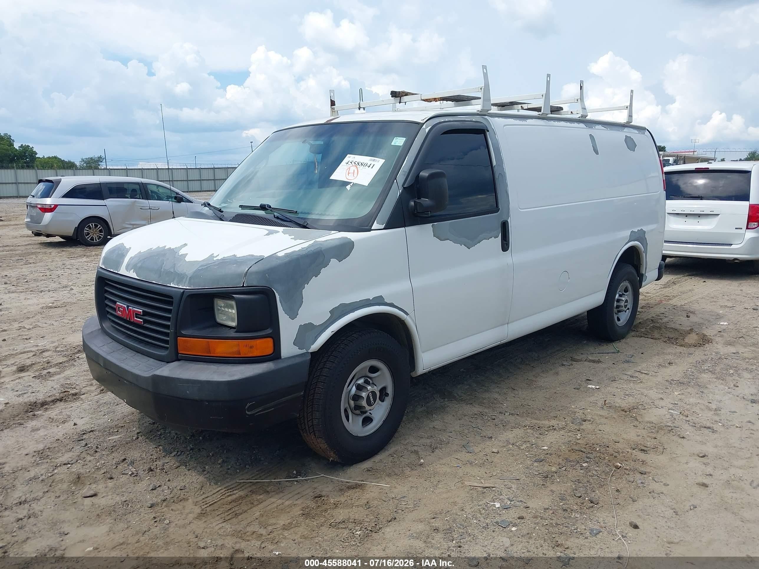 2012 Gmc Savana 2500 Work Van White vin: 1GTW7FBA9C1101454